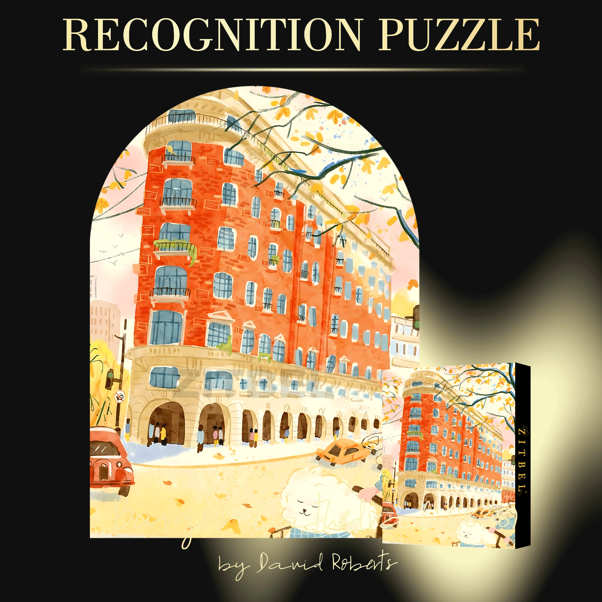 Shanghai In Autumn 500pcs/1000pcs Jigsaw Puzzle, Scratch-Resistant, Interactive Family Game & Brain-Boosting DIY Decor, Perfect for Halloween, Christmas & New Year Gifts, Family Puzzle Game