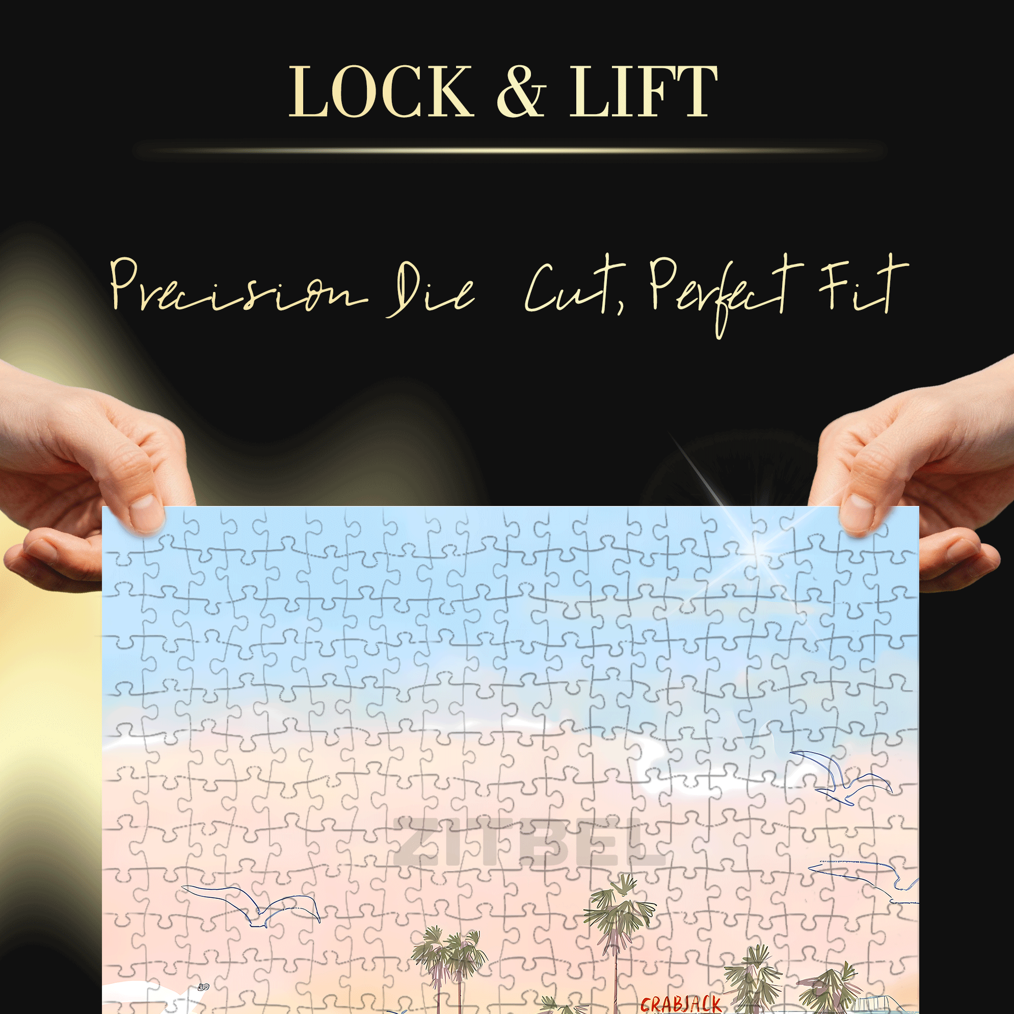 The Sea That Dreams 2 500pcs/1000pcs Jigsaw Puzzle, Scratch-Resistant, Interactive Family Game & Brain-Boosting DIY Decor, Perfect for Halloween, Christmas & New Year Gifts, Family Puzzle Game