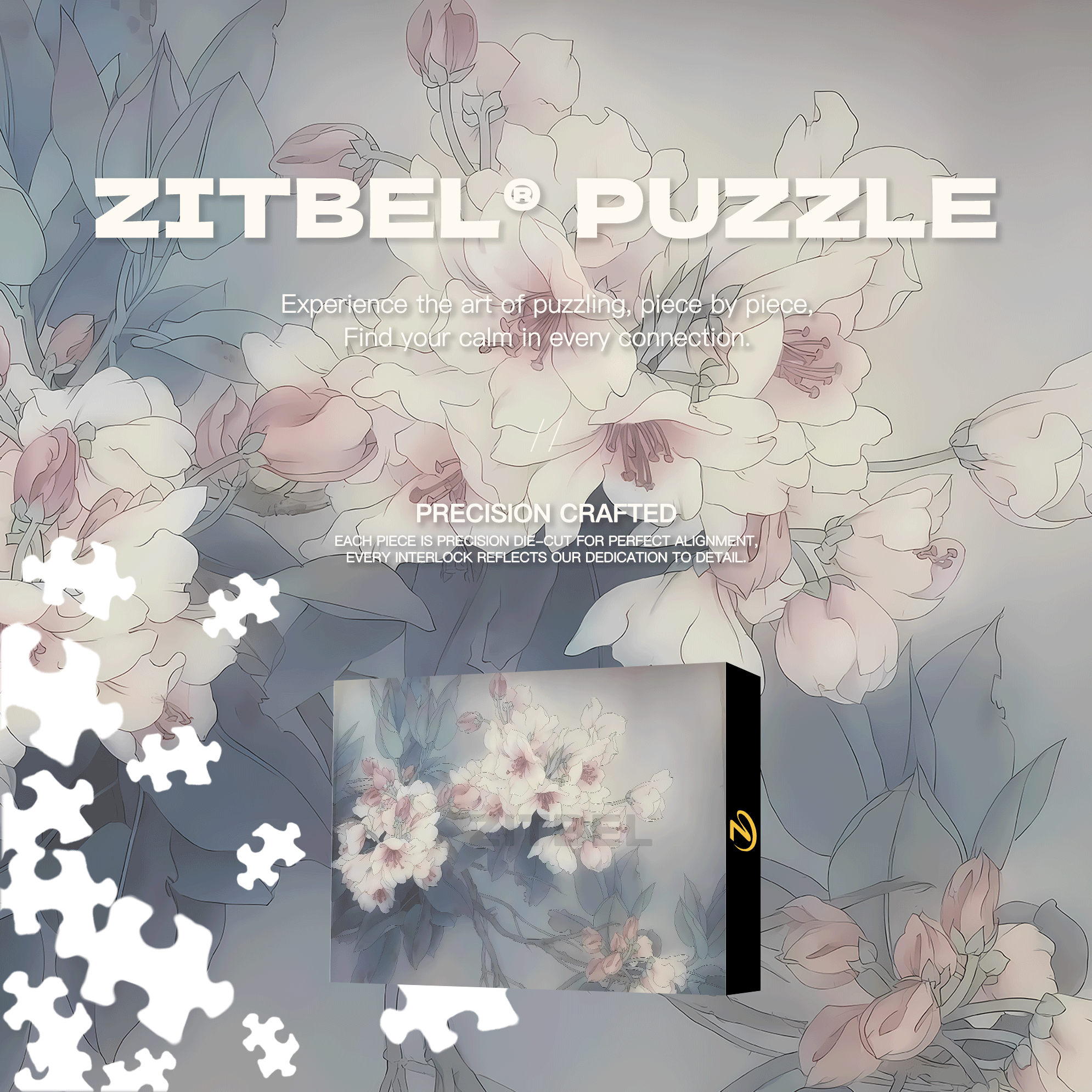 Azalea 500pcs/1000pcs Jigsaw Puzzle, Scratch-Resistant, Interactive Family Game & Brain-Boosting DIY Decor, Perfect for Halloween, Christmas & New Year Gifts, Family Puzzle Game