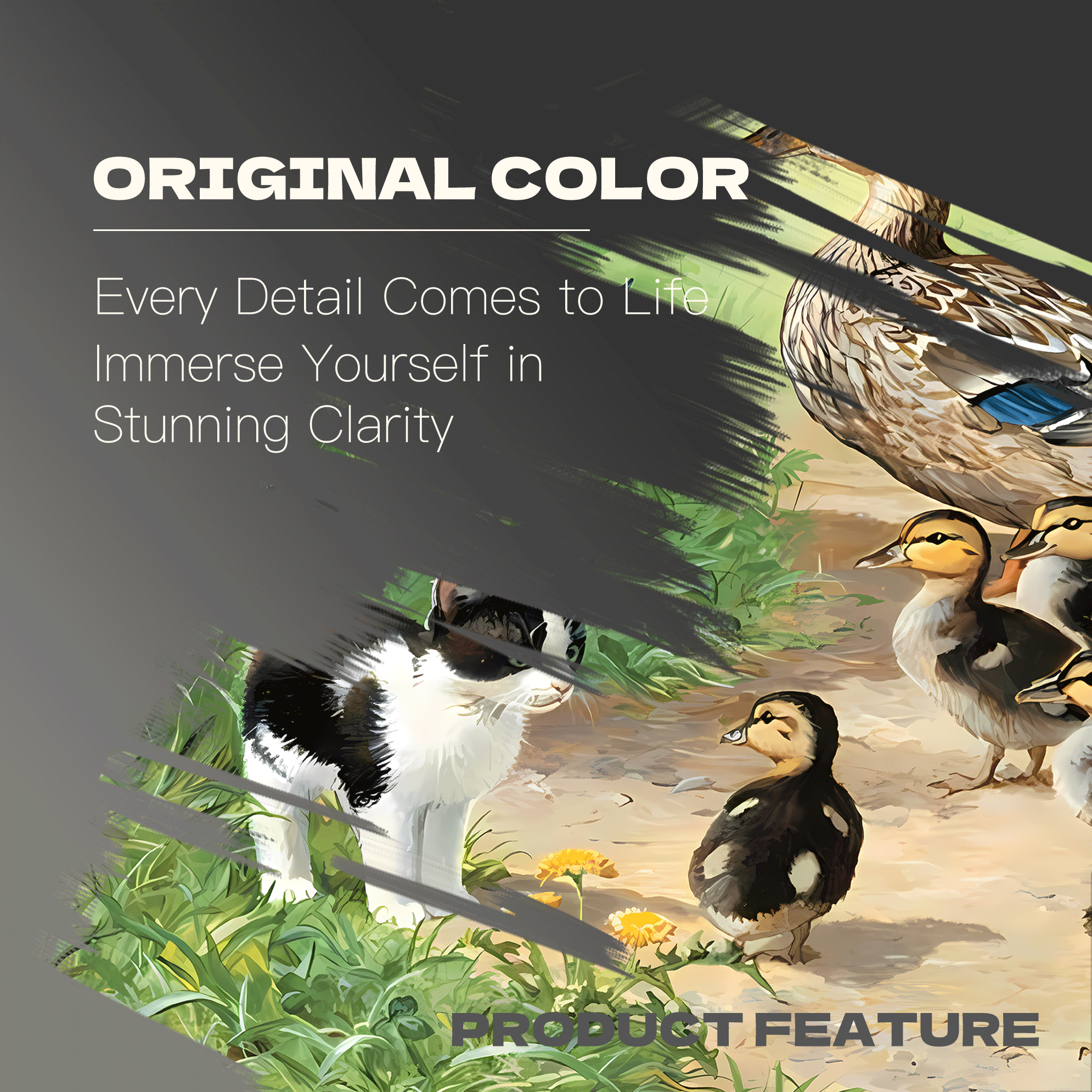 Sunsout Duck  500pcs/1000pcs Jigsaw Puzzle, Scratch-Resistant, Interactive Family Game & Brain-Boosting DIY Decor, Perfect for Halloween, Christmas & New Year Gifts, Family Puzzle Game