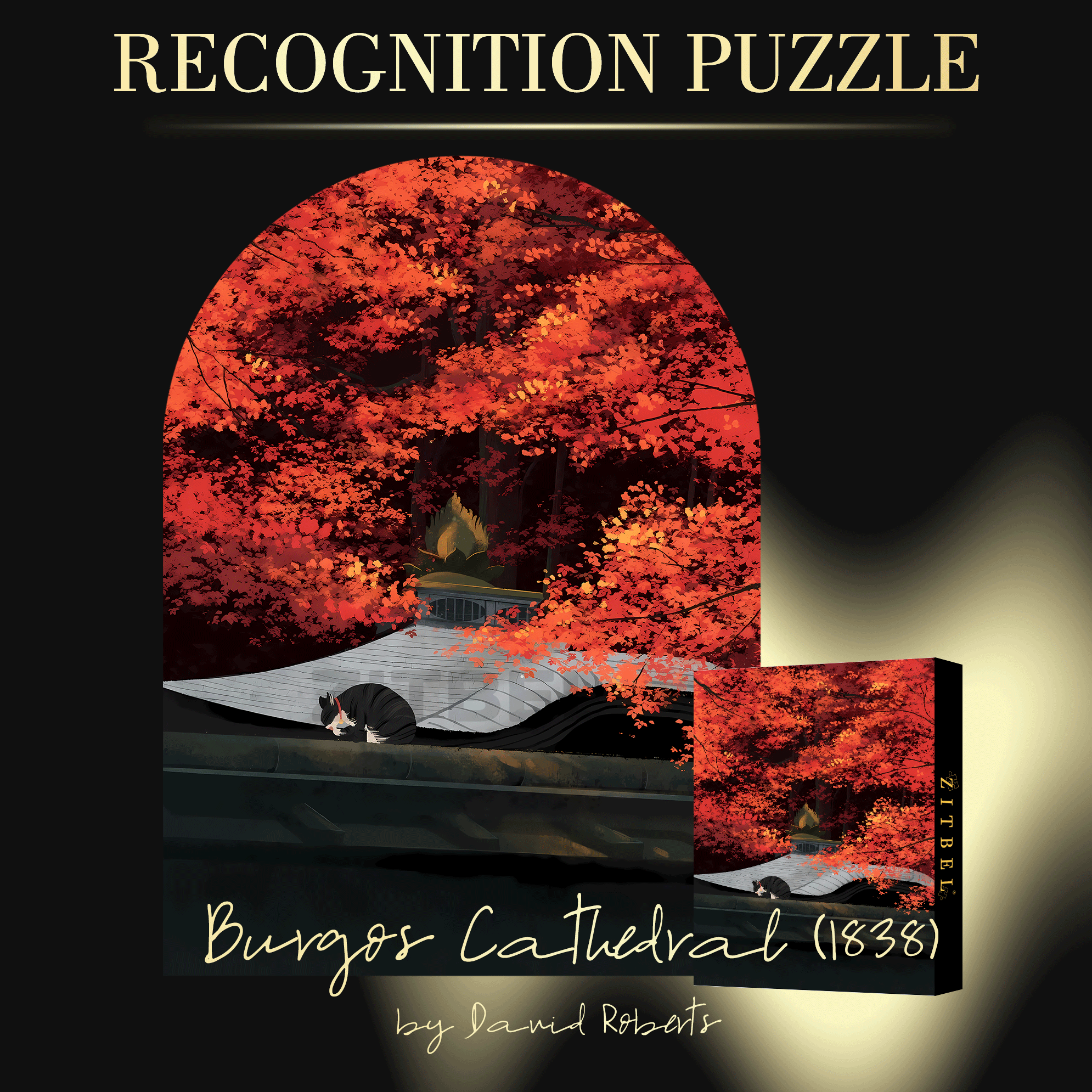 Autumn Pictorial 500pcs/1000pcs Jigsaw Puzzle, Scratch-Resistant, Interactive Family Game & Brain-Boosting DIY Decor, Perfect for Halloween, Christmas & New Year Gifts, Family Puzzle Game