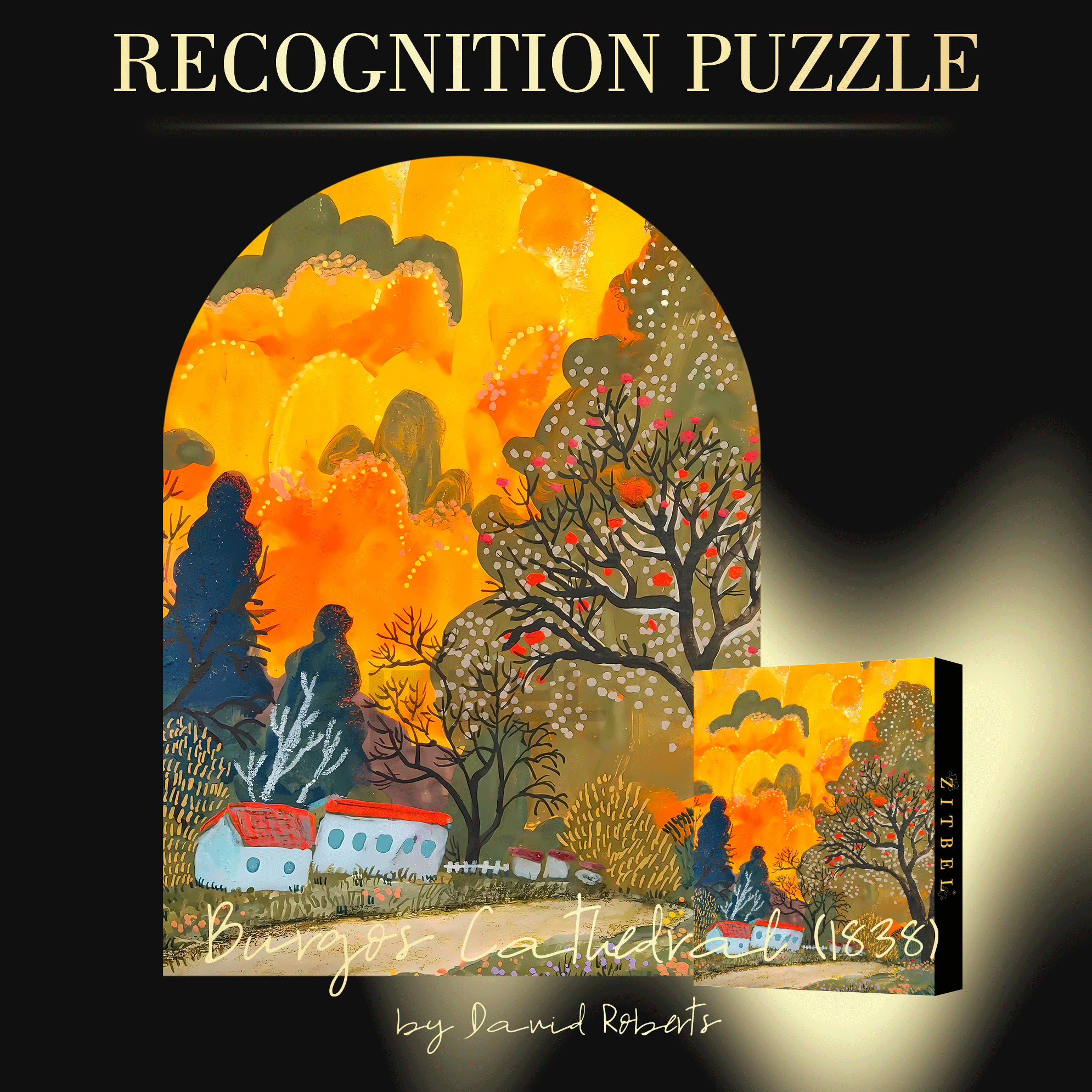 Autumn Scenery In Nanshan 500pcs/1000pcs Jigsaw Puzzle, Scratch-Resistant, Interactive Family Game & Brain-Boosting DIY Decor, Perfect for Halloween, Christmas & New Year Gifts, Family Puzzle Game