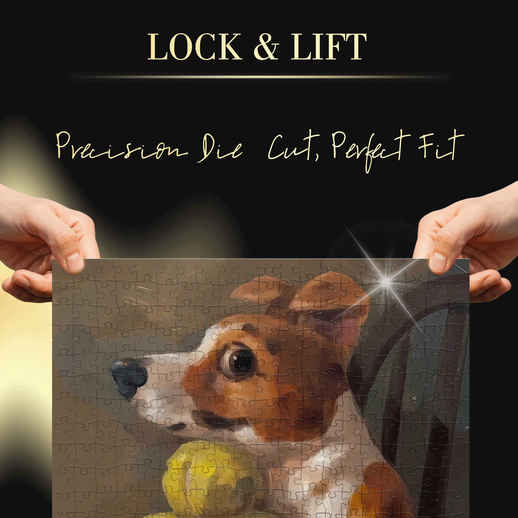 The Aartist And Her Animal Friends 10 500pcs/1000pcs Jigsaw Puzzle, Scratch-Resistant, Interactive Family Game & Brain-Boosting DIY Decor, Perfect for Halloween, Christmas & New Year Gifts, Family Puzzle Game