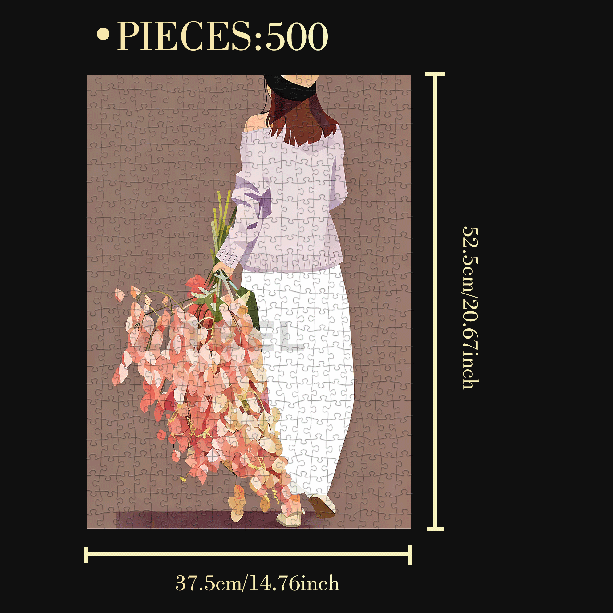 The Feast of The Golden Rain Tree 3 500pcs/1000pcs Jigsaw Puzzle, Scratch-Resistant, Interactive Family Game & Brain-Boosting DIY Decor, Perfect for Halloween, Christmas & New Year Gifts, Family Puzzle Game