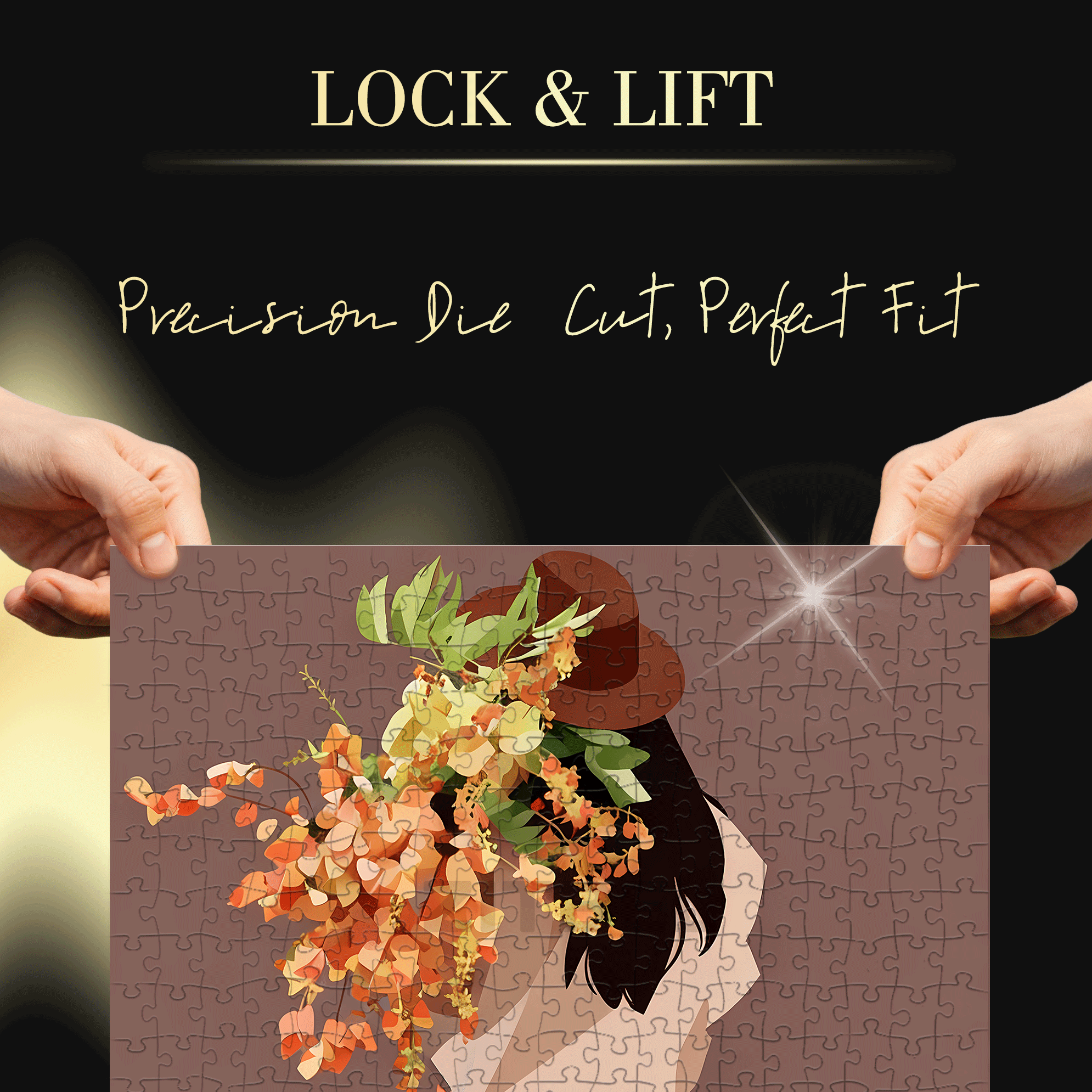 The Feast of The Golden Rain Tree 5 500pcs/1000pcs Jigsaw Puzzle, Scratch-Resistant, Interactive Family Game & Brain-Boosting DIY Decor, Perfect for Halloween, Christmas & New Year Gifts, Family Puzzle Game