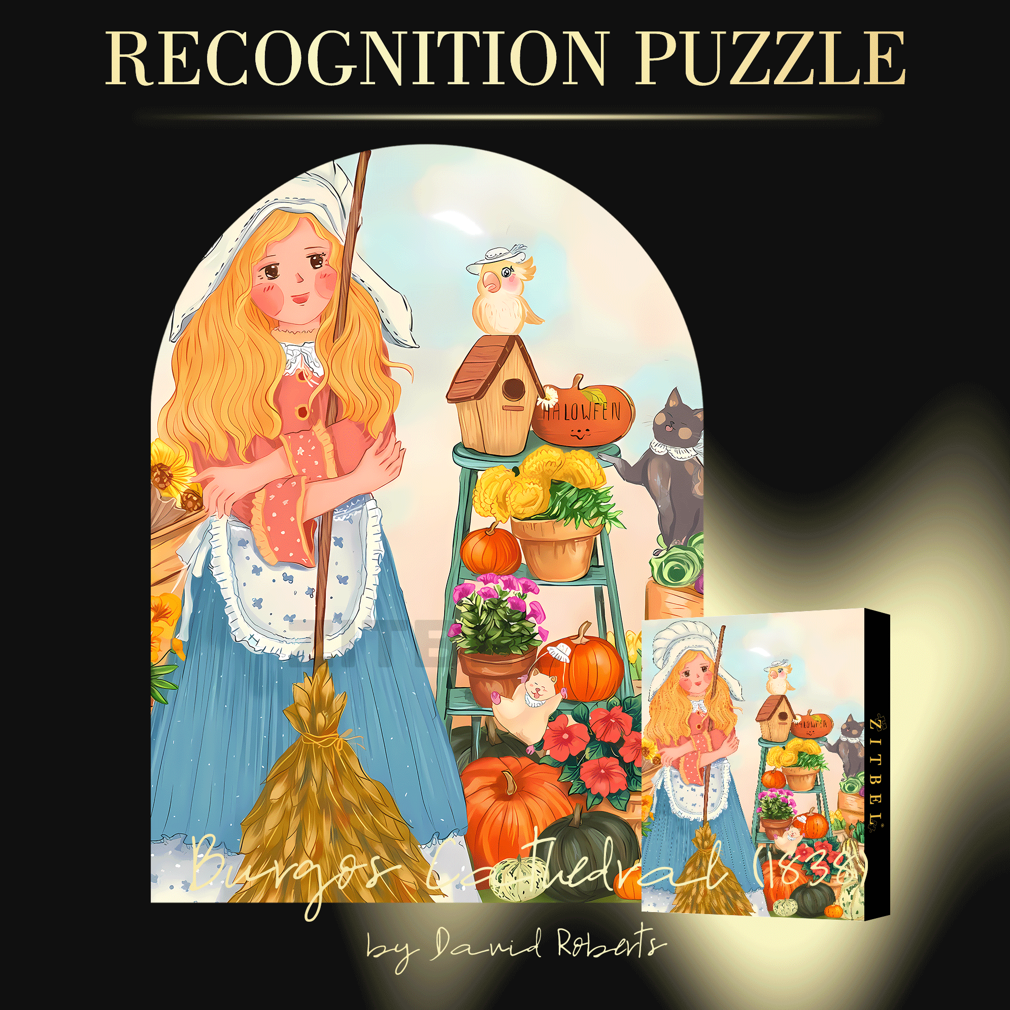 Thorough Cleaning 500pcs/1000pcs Jigsaw Puzzle, Scratch-Resistant, Interactive Family Game & Brain-Boosting DIY Decor, Perfect for Halloween, Christmas & New Year Gifts, Family Puzzle Game
