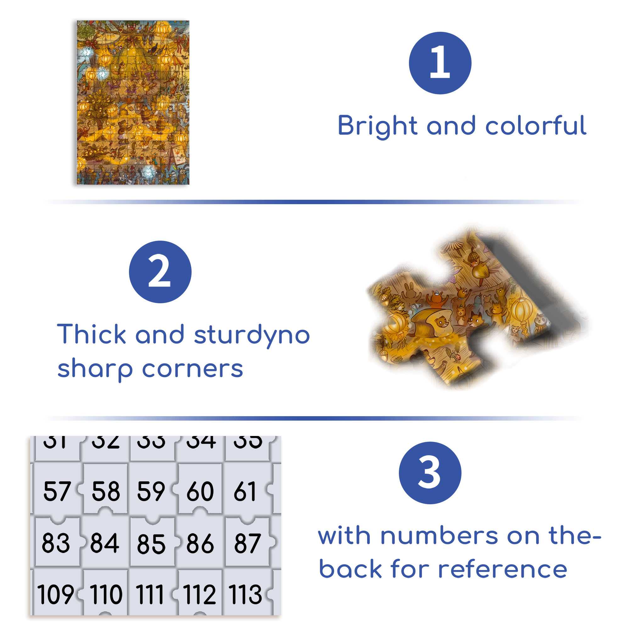 Celebration Night 500pcs/1000pcs Jigsaw Puzzle, Scratch-Resistant, Interactive Family Game & Brain-Boosting DIY Decor, Perfect for Halloween, Christmas & New Year Gifts, Family Puzzle Game