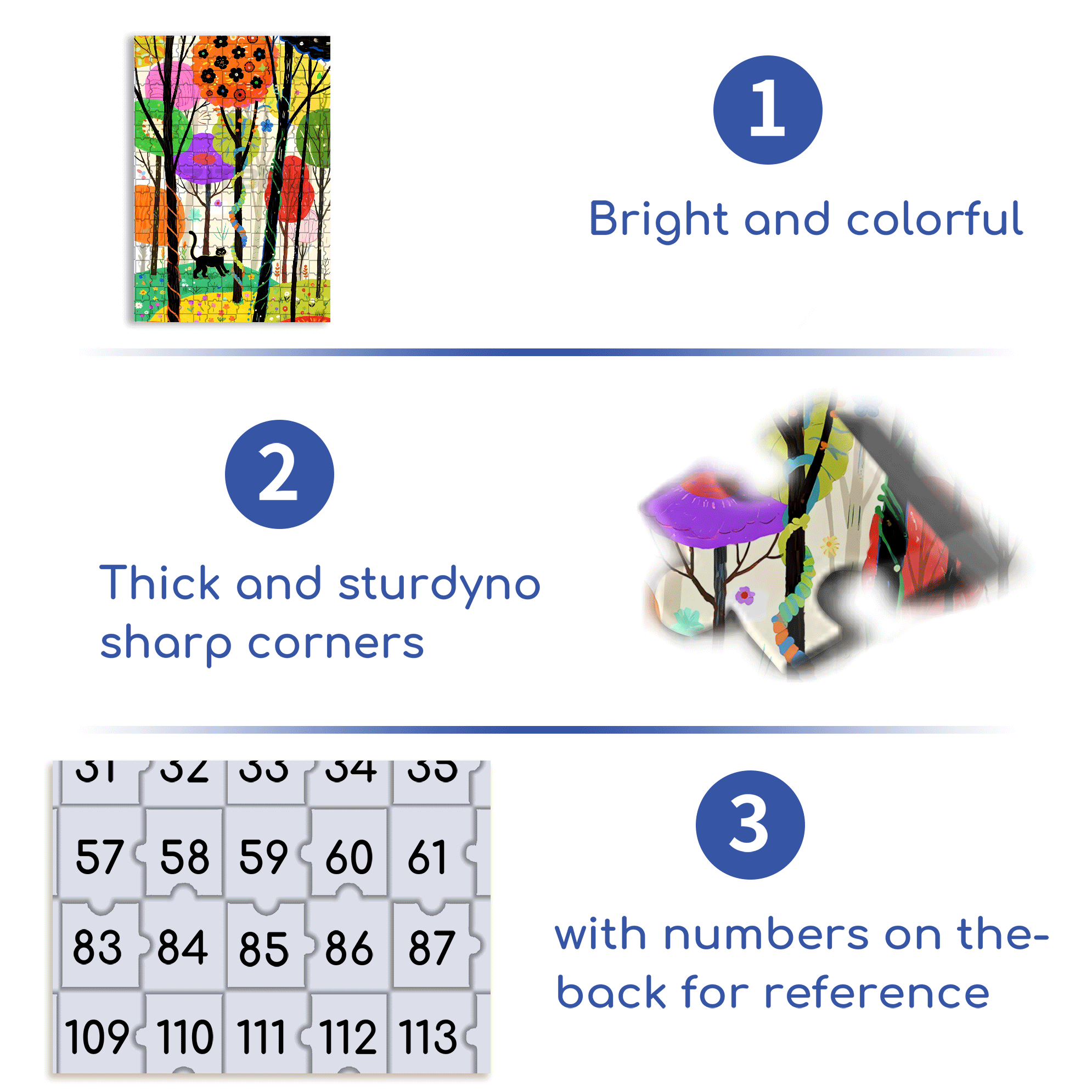 Colorful Nature 2 500pcs/1000pcs Jigsaw Puzzle, Scratch-Resistant, Interactive Family Game & Brain-Boosting DIY Decor, Perfect for Halloween, Christmas & New Year Gifts, Family Puzzle Game