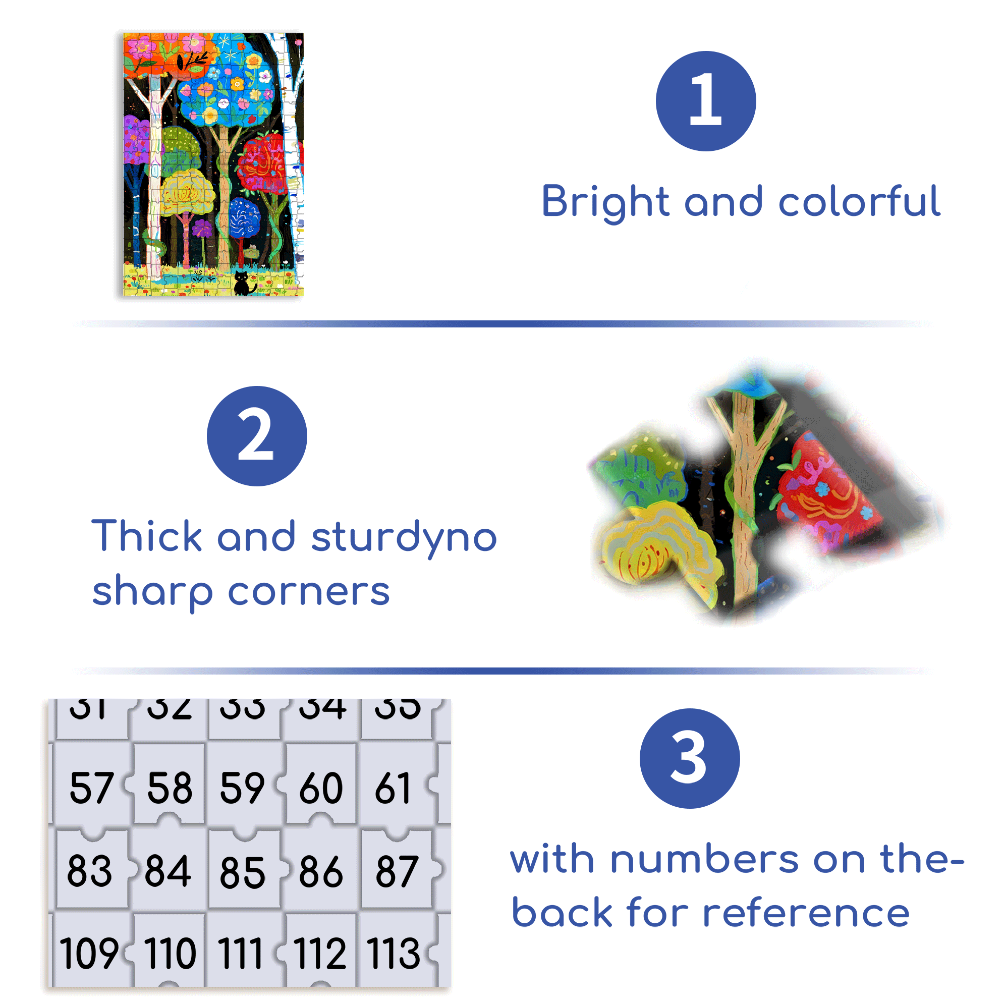 Colorful Nature 500pcs/1000pcs Jigsaw Puzzle, Scratch-Resistant, Interactive Family Game & Brain-Boosting DIY Decor, Perfect for Halloween, Christmas & New Year Gifts, Family Puzzle Game