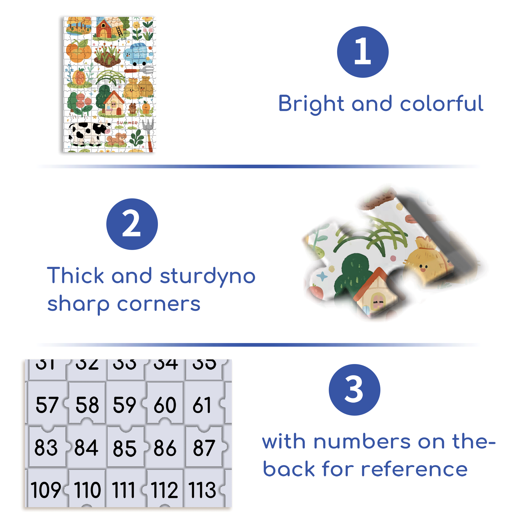 Cute Style Stickers 2 500pcs/1000pcs Jigsaw Puzzle, Scratch-Resistant, Interactive Family Game & Brain-Boosting DIY Decor, Perfect for Halloween, Christmas & New Year Gifts, Family Puzzle Game