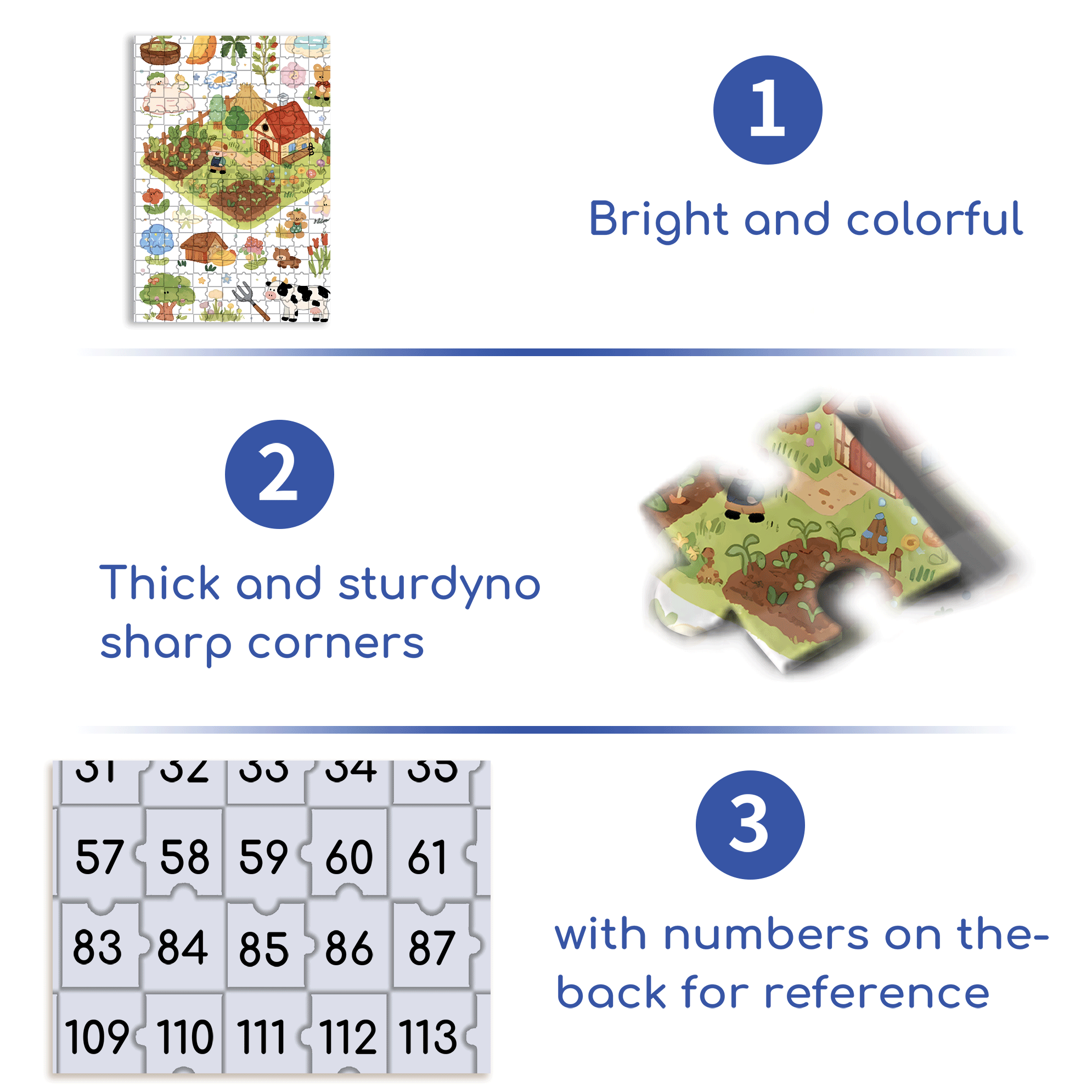 Cute Style Stickers 500pcs/1000pcs Jigsaw Puzzle, Scratch-Resistant, Interactive Family Game & Brain-Boosting DIY Decor, Perfect for Halloween, Christmas & New Year Gifts, Family Puzzle Game