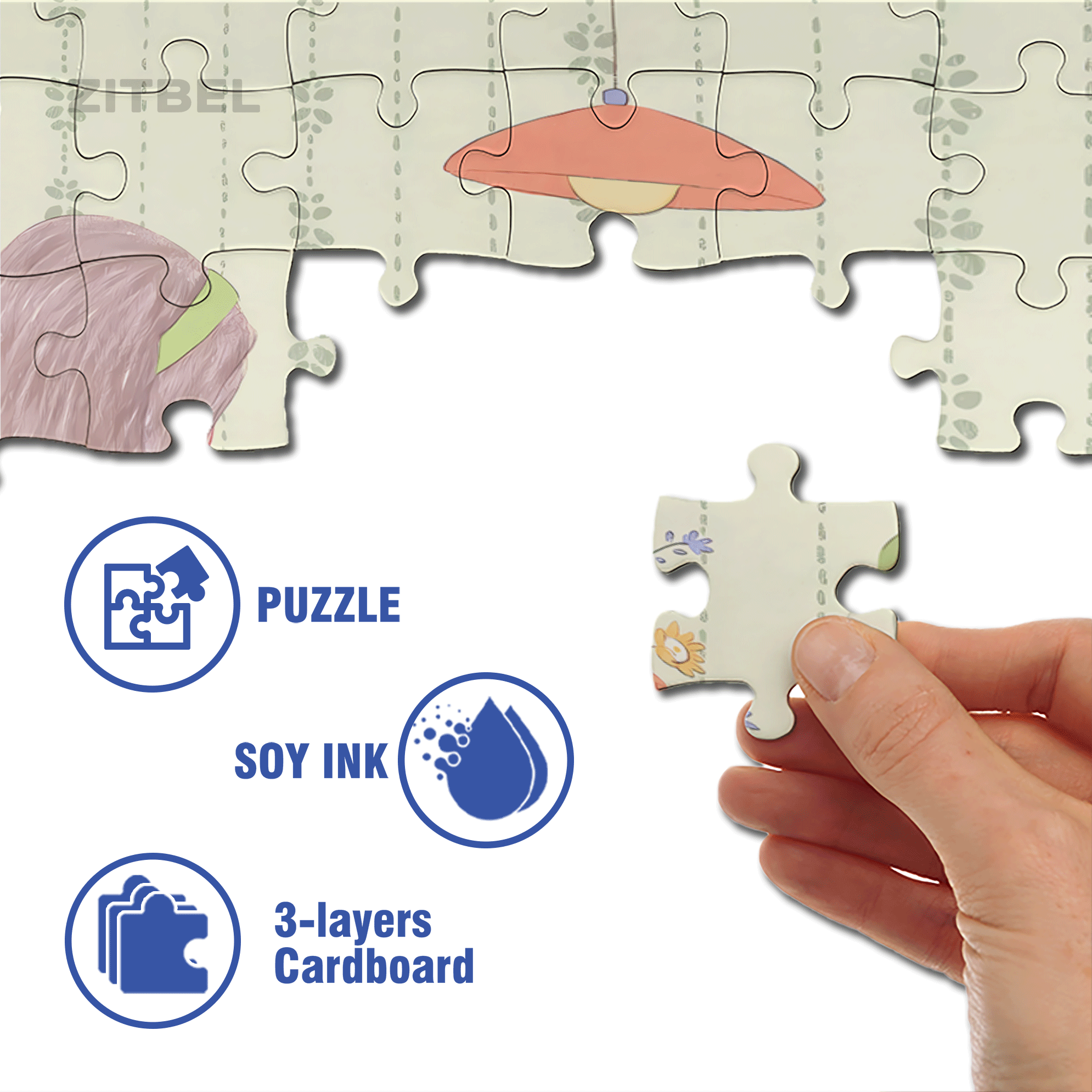 Draw A Page Of Summer 500pcs/1000pcs Jigsaw Puzzle, Scratch-Resistant, Interactive Family Game & Brain-Boosting DIY Decor, Perfect for Halloween, Christmas & New Year Gifts, Family Puzzle Game