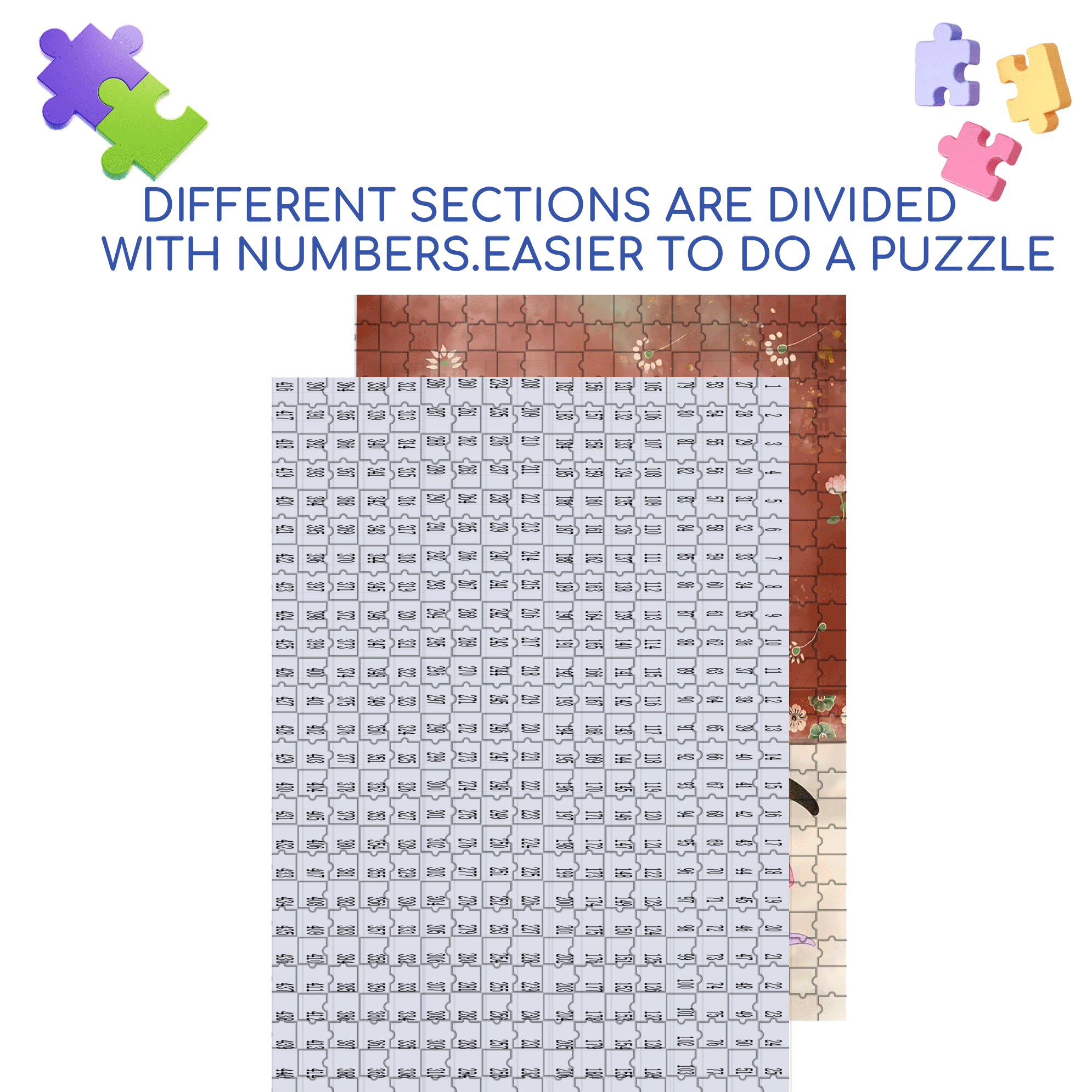 Flying Cat 9 500pcs/1000pcs Jigsaw Puzzle, Scratch-Resistant, Interactive Family Game & Brain-Boosting DIY Decor, Perfect for Halloween, Christmas & New Year Gifts, Family Puzzle Game