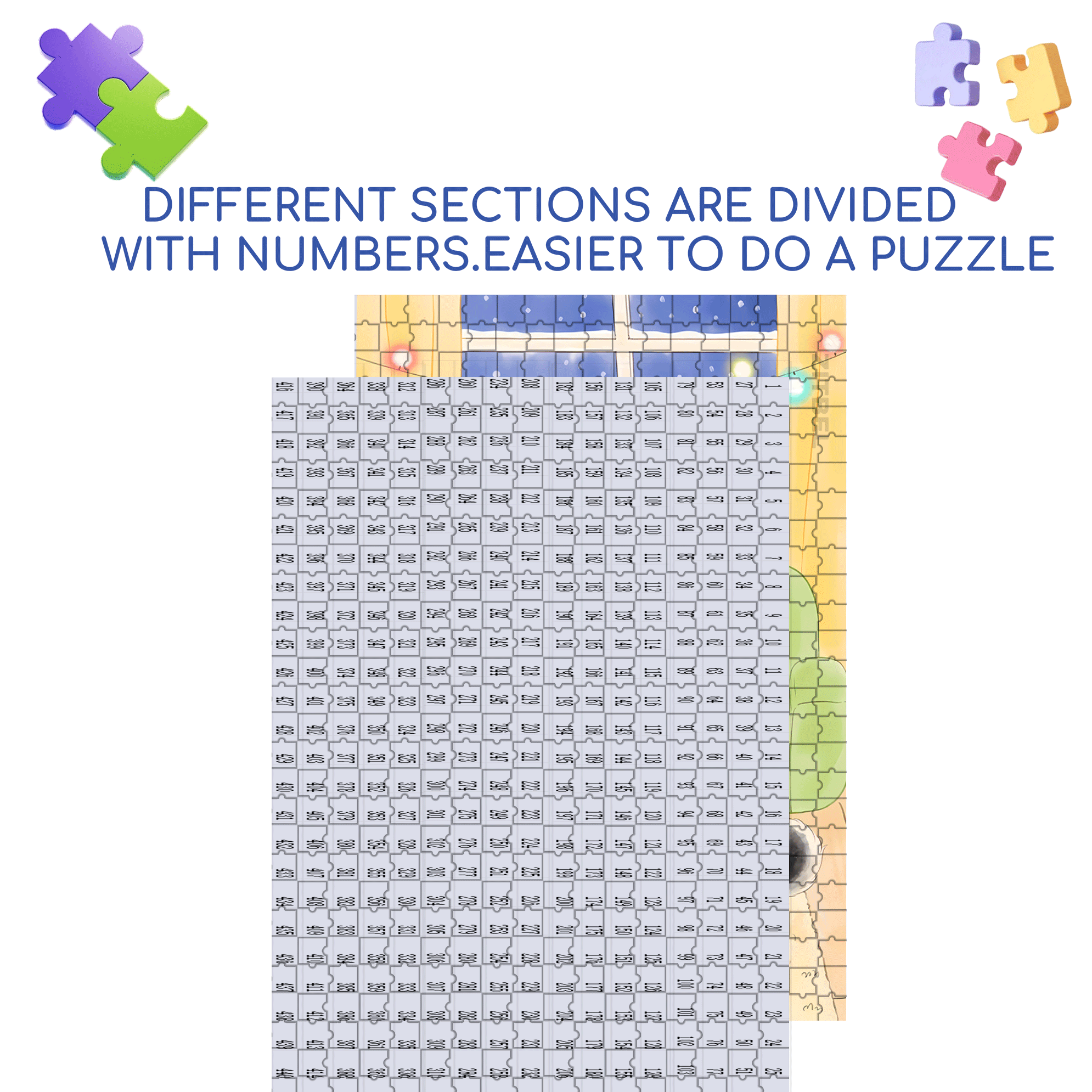 Happy birthday, Dear. 500pcs/1000pcs Jigsaw Puzzle, Scratch-Resistant, Interactive Family Game & Brain-Boosting DIY Decor, Perfect for Halloween, Christmas & New Year Gifts, Family Puzzle Game