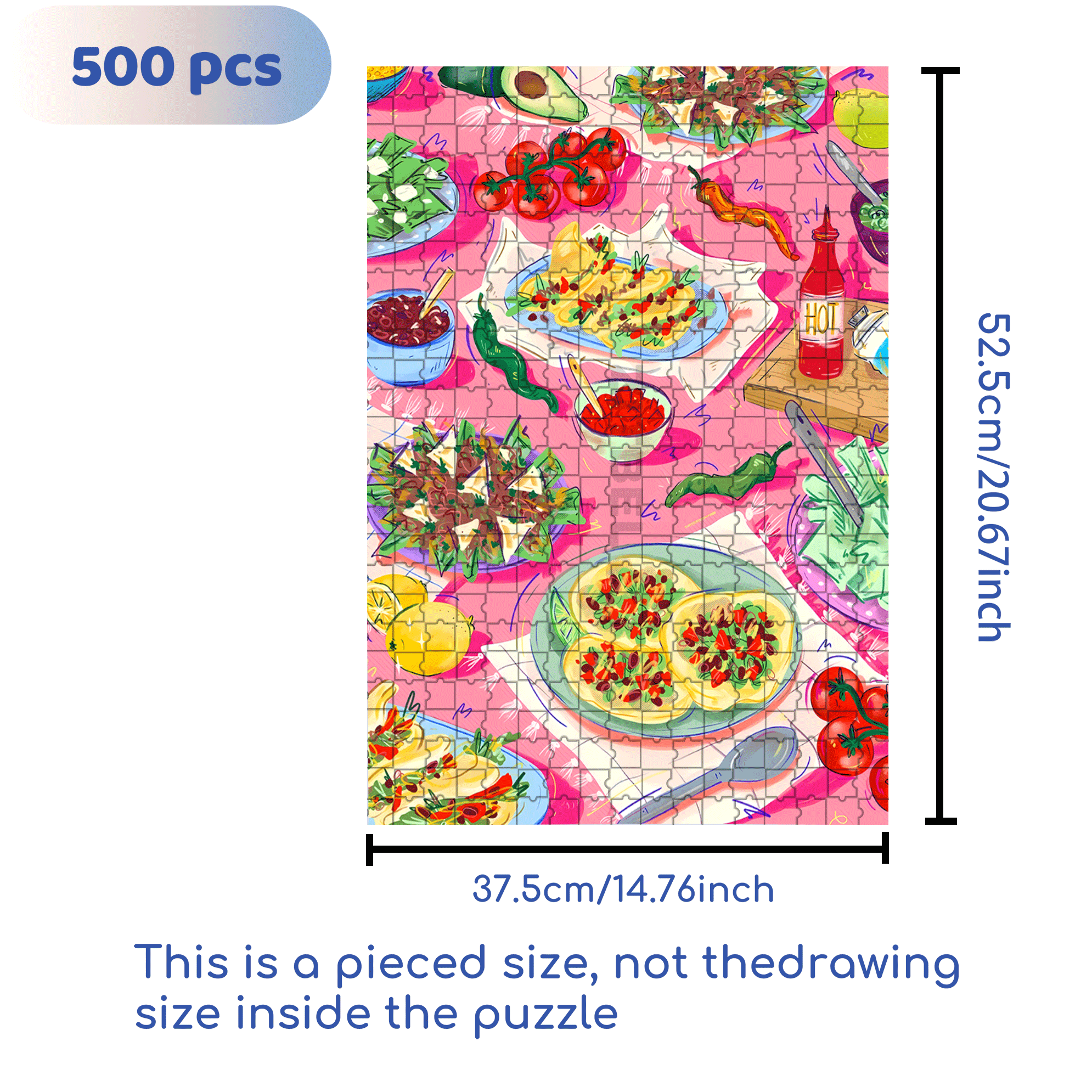 Infinite Passion 4 500pcs/1000pcs Jigsaw Puzzle, Scratch-Resistant, Interactive Family Game & Brain-Boosting DIY Decor, Perfect for Halloween, Christmas & New Year Gifts, Family Puzzle Game