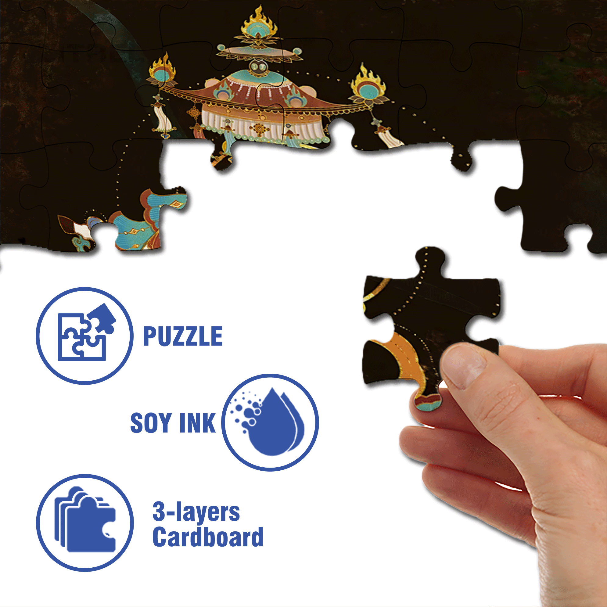 My Little Pony 2 500pcs/1000pcs Jigsaw Puzzle, Scratch-Resistant, Interactive Family Game & Brain-Boosting DIY Decor, Perfect for Halloween, Christmas & New Year Gifts, Family Puzzle Game