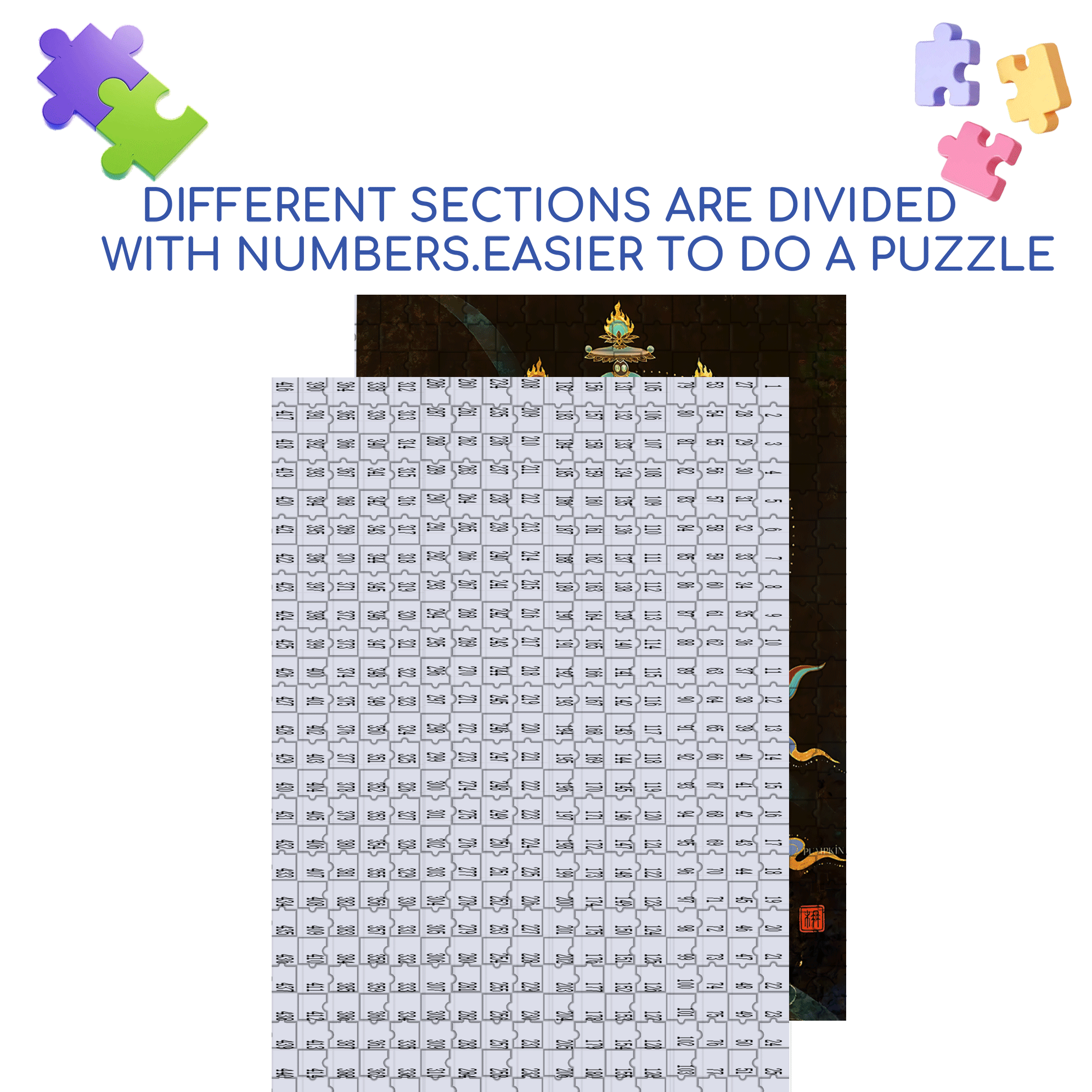 My Little Pony 2 500pcs/1000pcs Jigsaw Puzzle, Scratch-Resistant, Interactive Family Game & Brain-Boosting DIY Decor, Perfect for Halloween, Christmas & New Year Gifts, Family Puzzle Game