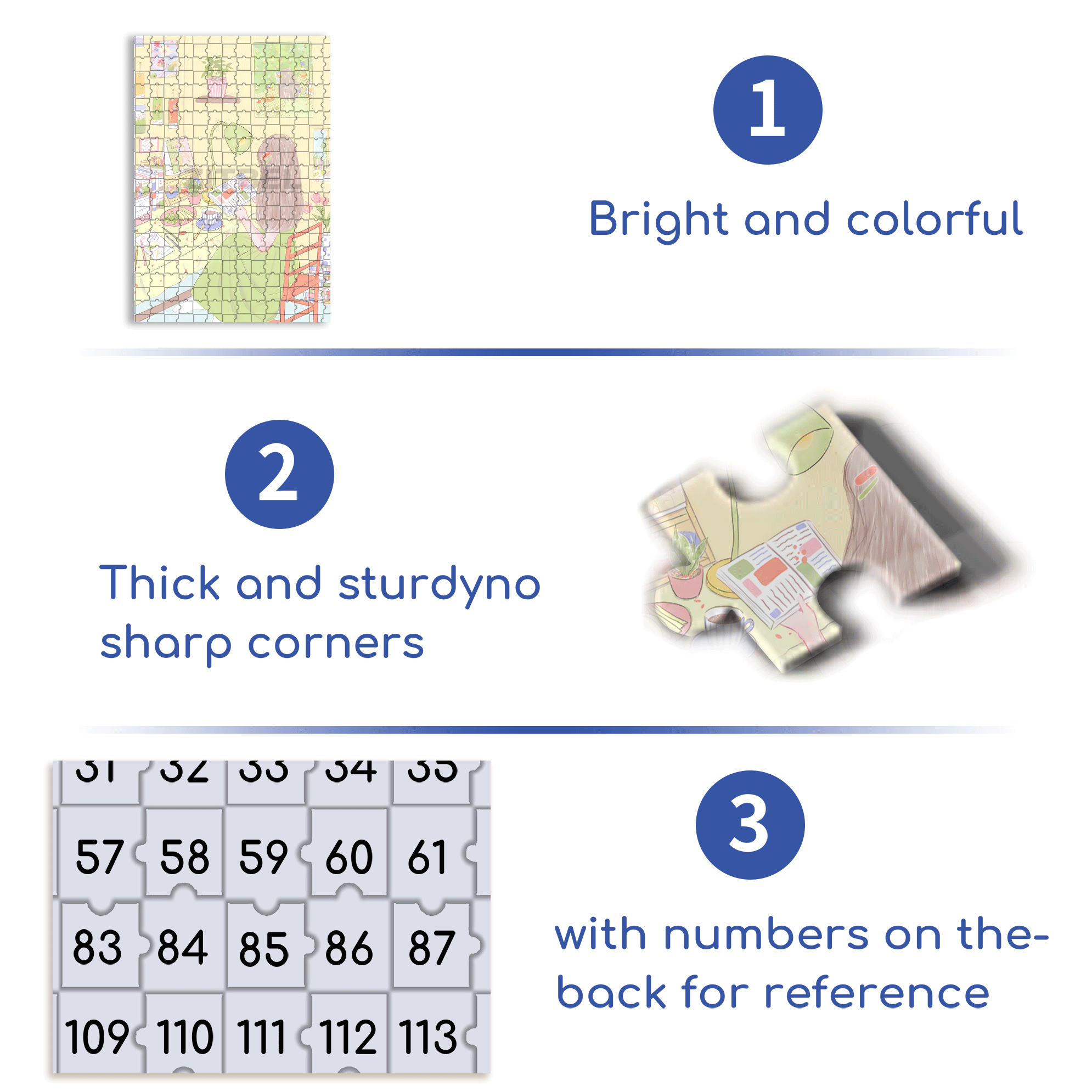 My Own Space 500pcs/1000pcs Jigsaw Puzzle, Scratch-Resistant, Interactive Family Game & Brain-Boosting DIY Decor, Perfect for Halloween, Christmas & New Year Gifts, Family Puzzle Game