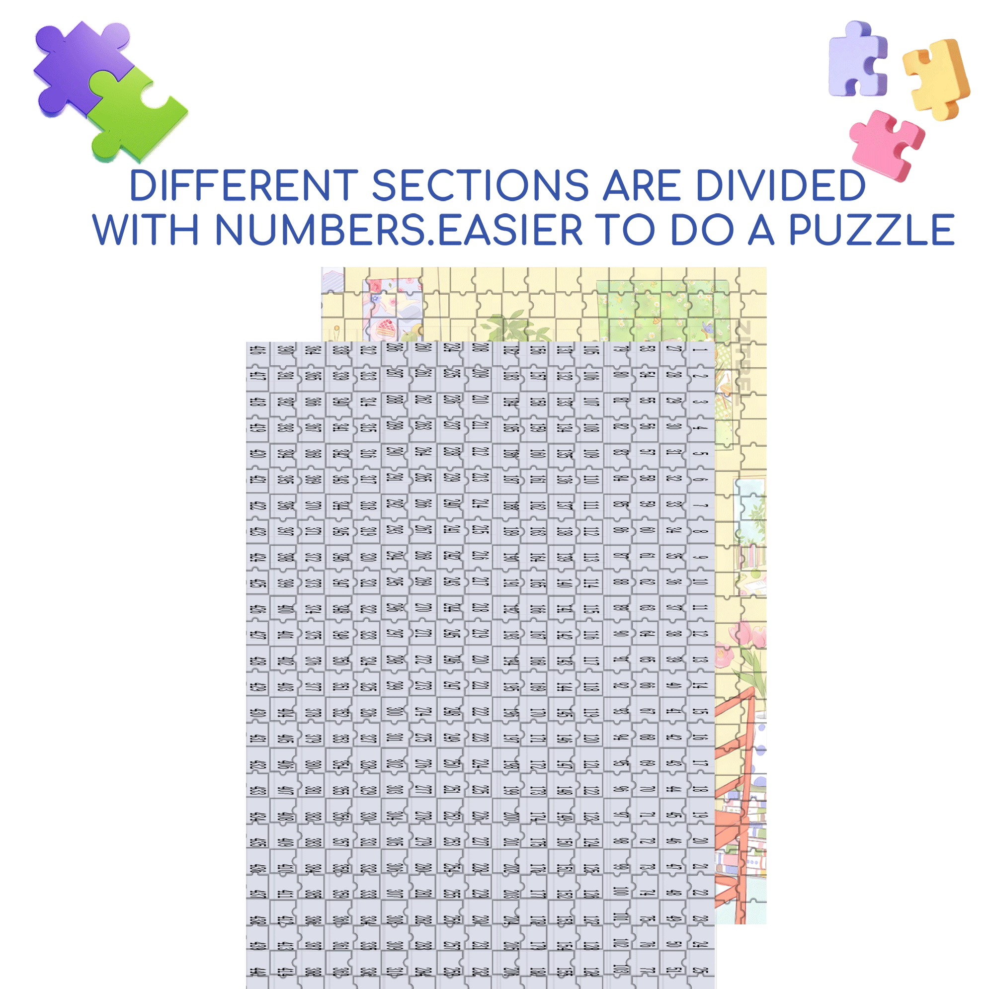 My Own Space 500pcs/1000pcs Jigsaw Puzzle, Scratch-Resistant, Interactive Family Game & Brain-Boosting DIY Decor, Perfect for Halloween, Christmas & New Year Gifts, Family Puzzle Game