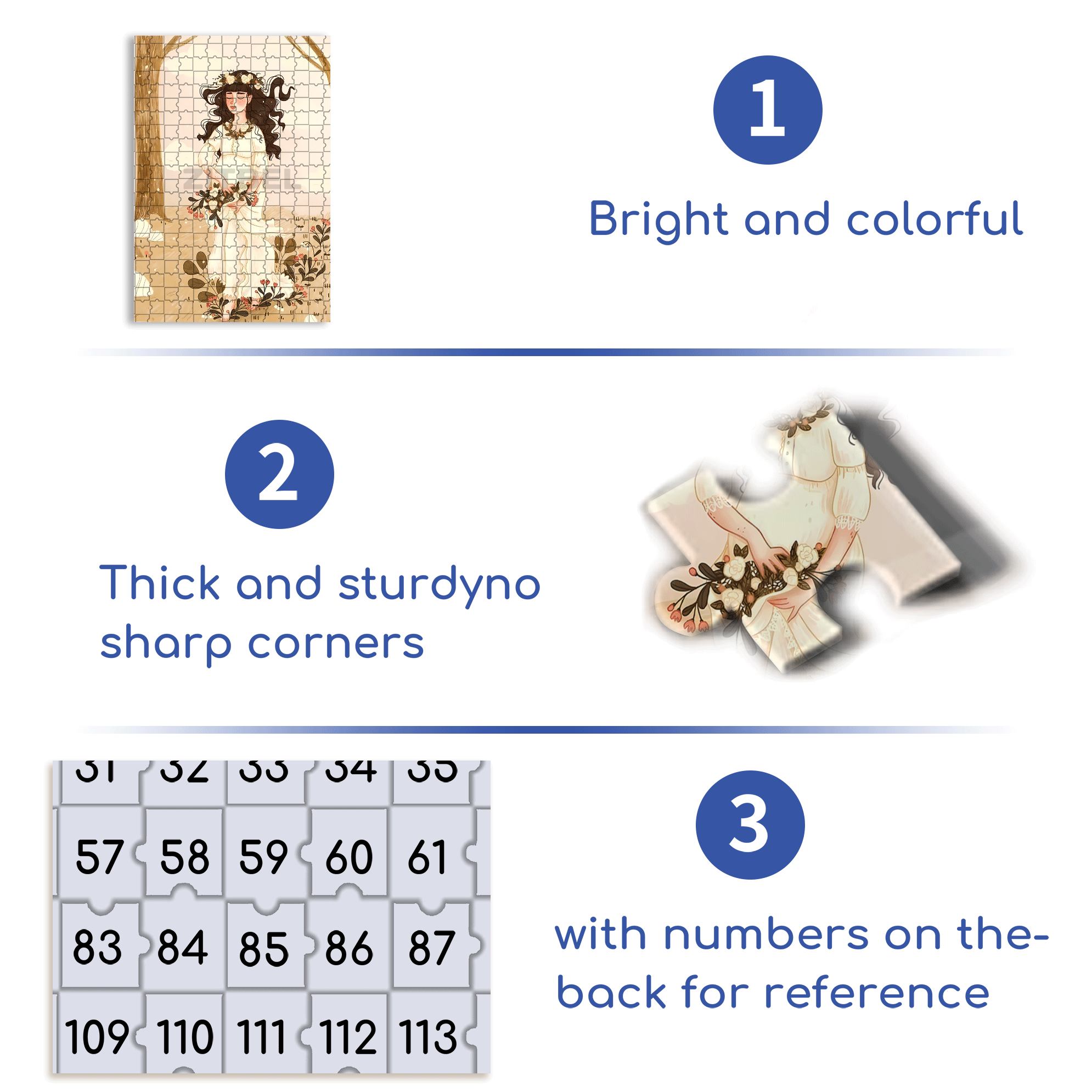 Priscilla 500pcs/1000pcs Jigsaw Puzzle, Scratch-Resistant, Interactive Family Game & Brain-Boosting DIY Decor, Perfect for Halloween, Christmas & New Year Gifts, Family Puzzle Game