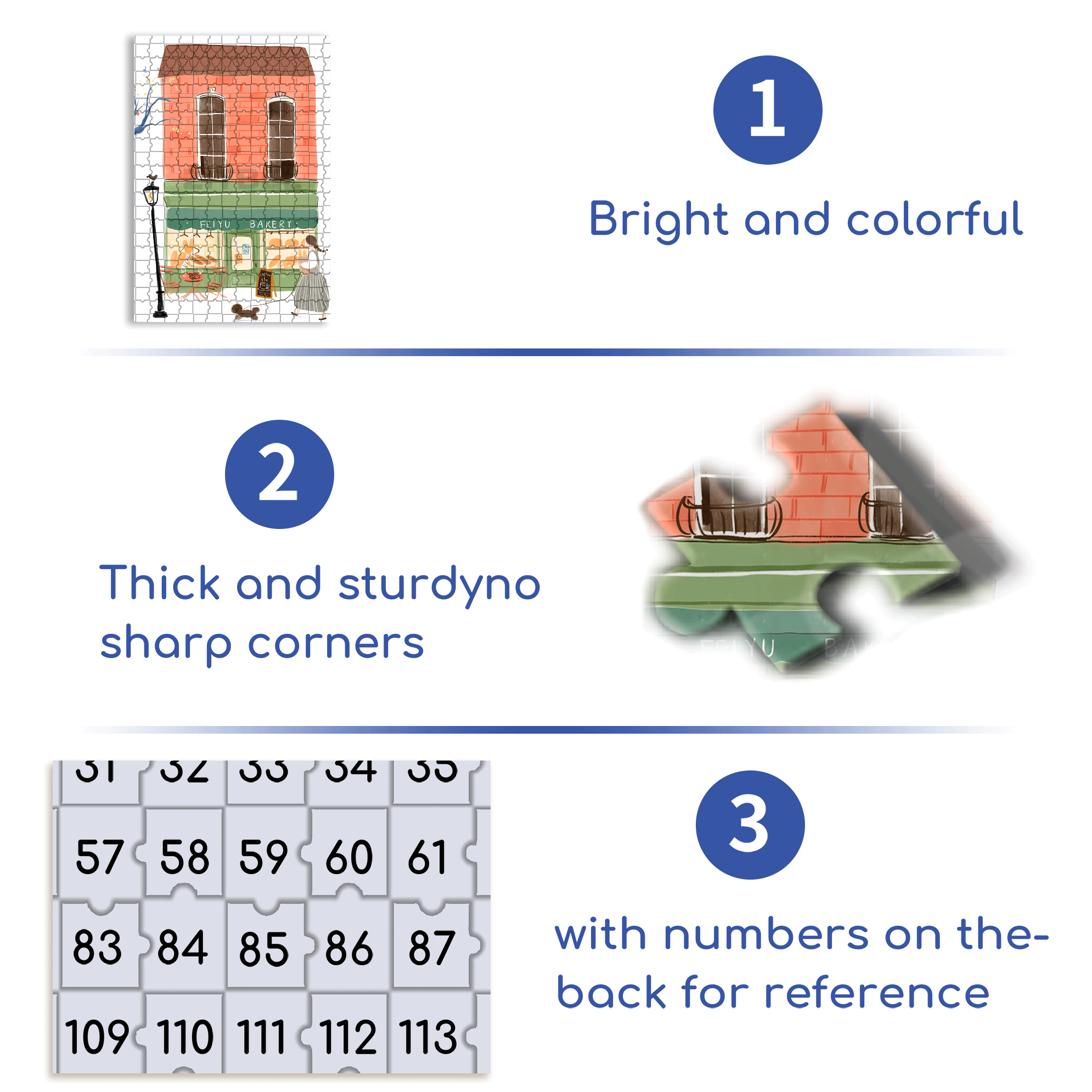 Soulful Little Shop Series 2 500pcs/1000pcs Jigsaw Puzzle, Scratch-Resistant, Interactive Family Game & Brain-Boosting DIY Decor, Perfect for Halloween, Christmas & New Year Gifts, Family Puzzle Game