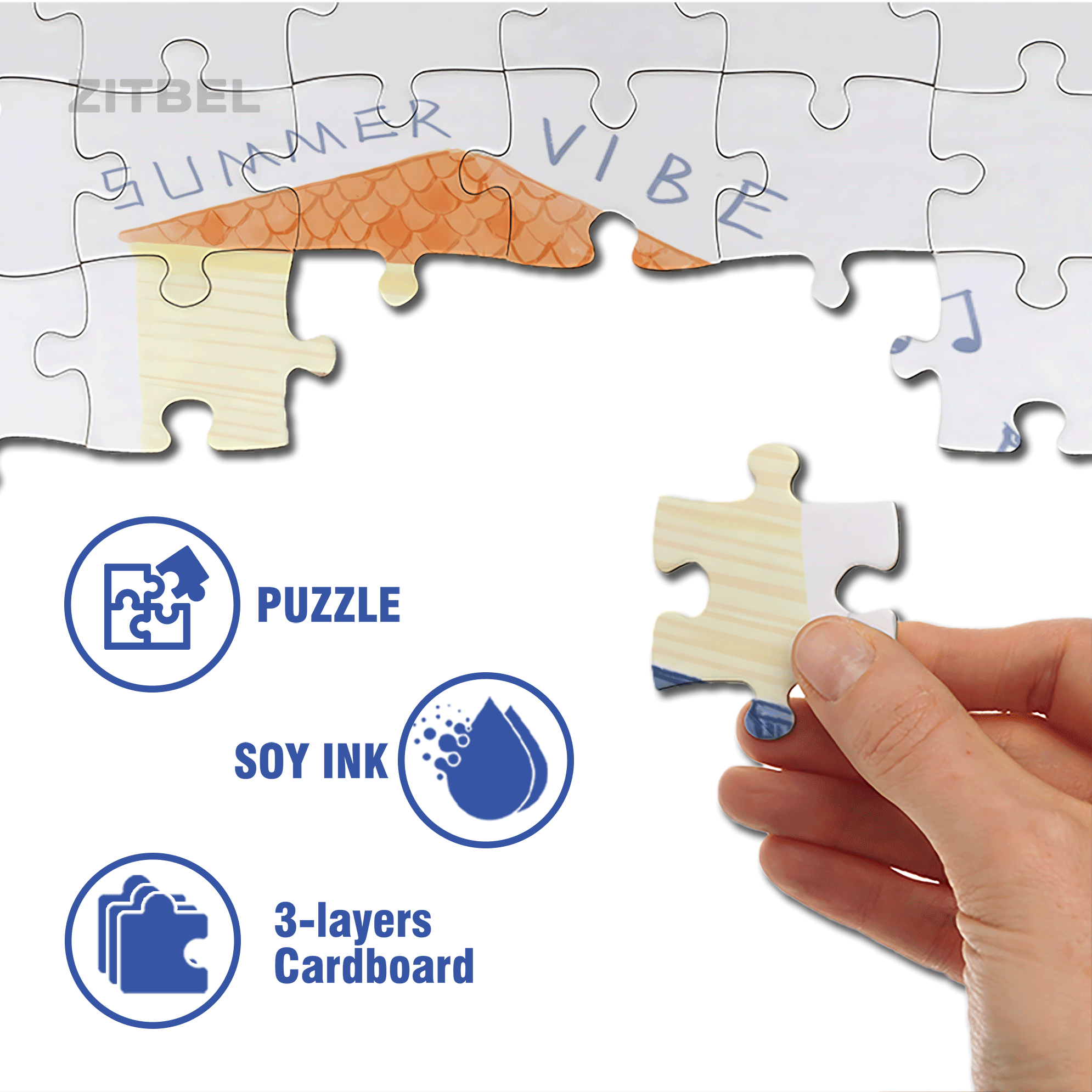Soulful Little Shop Series 4 500pcs/1000pcs Jigsaw Puzzle, Scratch-Resistant, Interactive Family Game & Brain-Boosting DIY Decor, Perfect for Halloween, Christmas & New Year Gifts, Family Puzzle Game