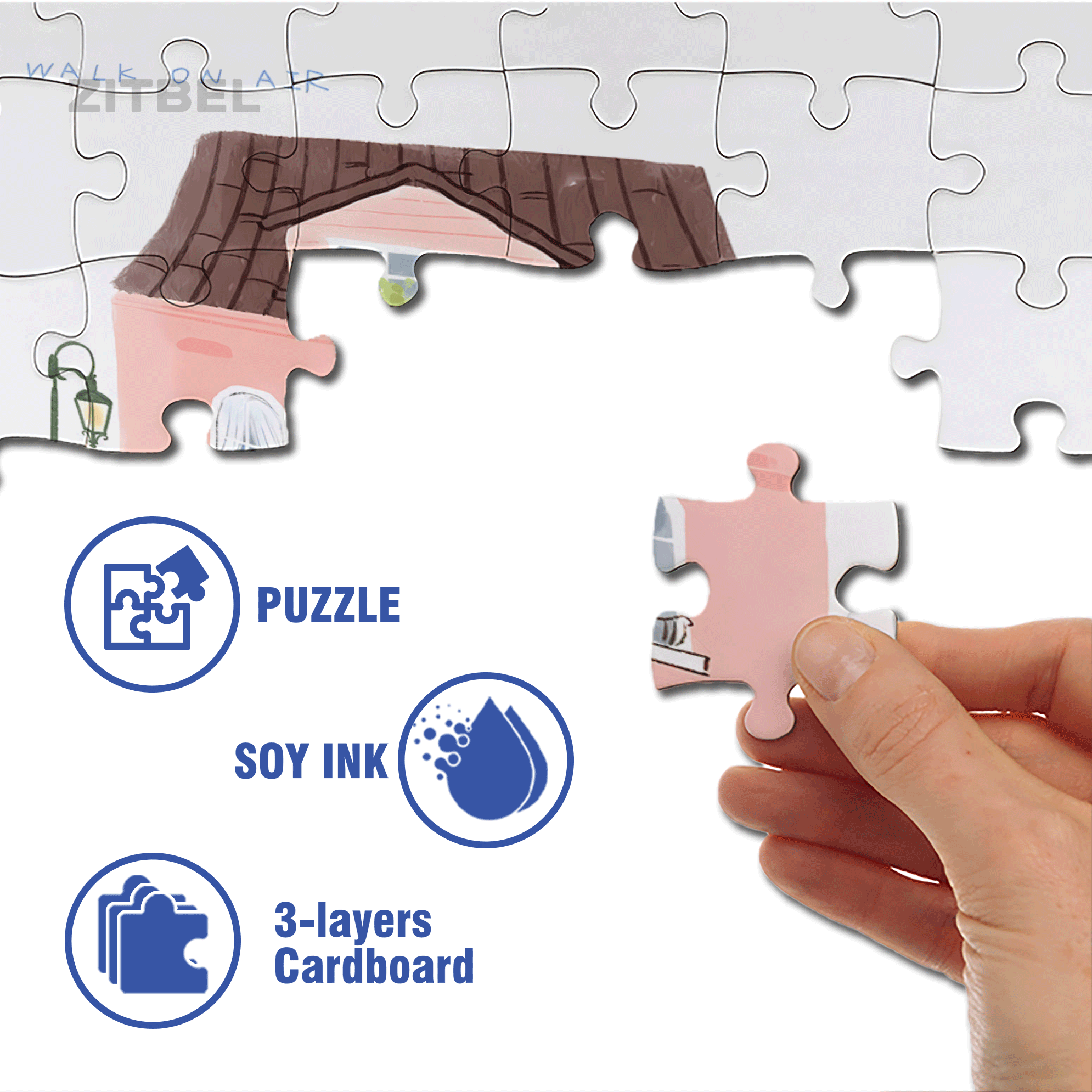 Soulful Little Shop Series 5 500pcs/1000pcs Jigsaw Puzzle, Scratch-Resistant, Interactive Family Game & Brain-Boosting DIY Decor, Perfect for Halloween, Christmas & New Year Gifts, Family Puzzle Game