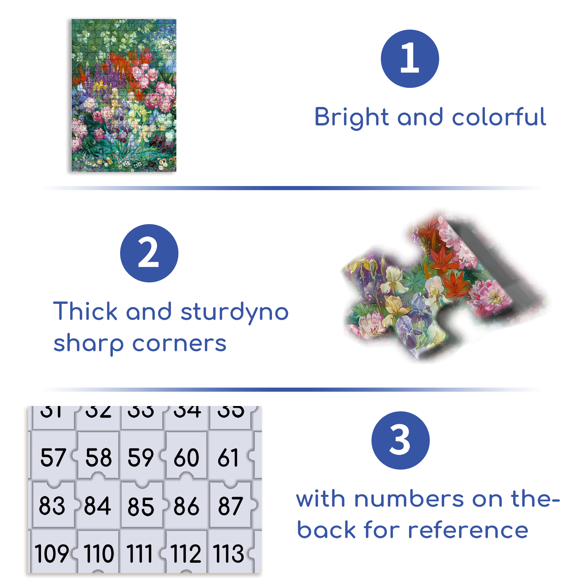 Spring Wildflower Waterfall 500pcs/1000pcs Jigsaw Puzzle, Scratch-Resistant, Interactive Family Game & Brain-Boosting DIY Decor, Perfect for Halloween, Christmas & New Year Gifts, Family Puzzle Game