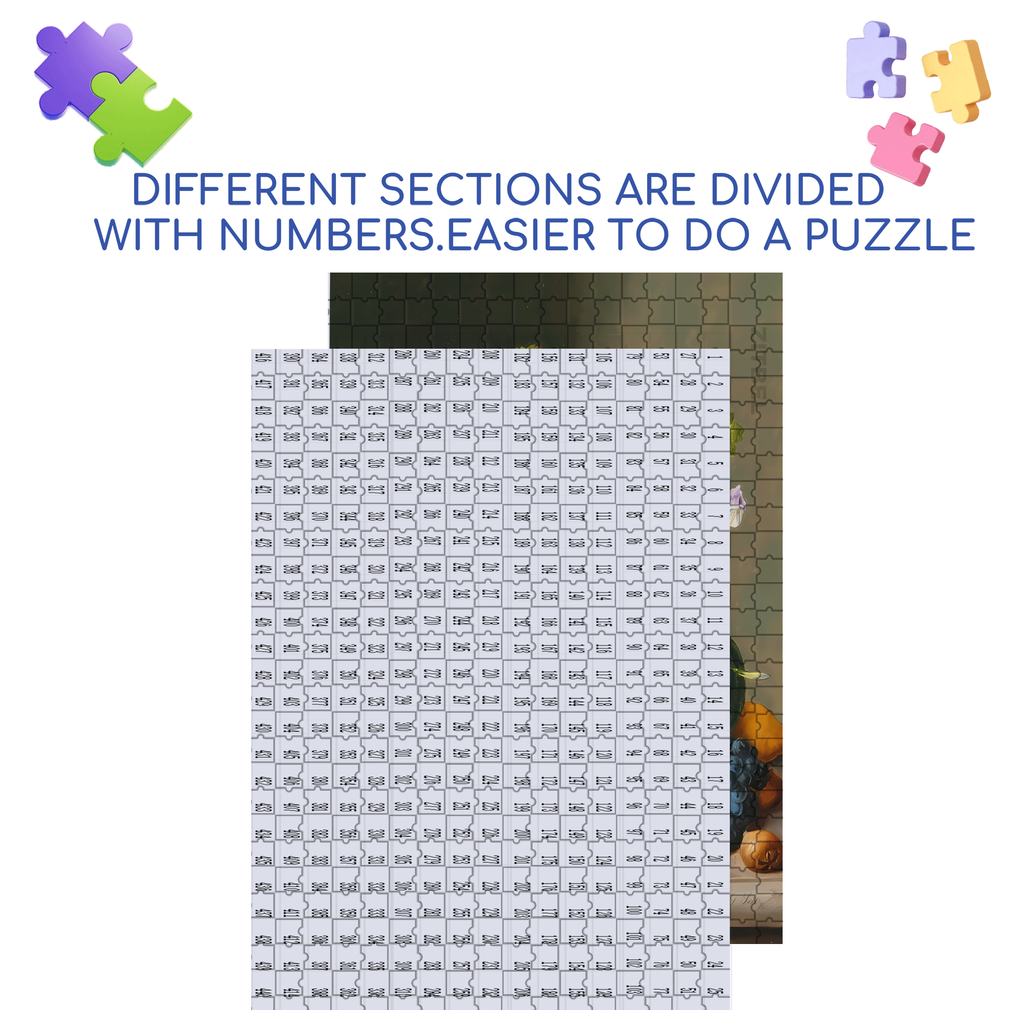 The Aroma Of Fruit Is Delightful 500pcs/1000pcs Jigsaw Puzzle, Scratch-Resistant, Interactive Family Game & Brain-Boosting DIY Decor, Perfect for Halloween, Christmas & New Year Gifts, Family Puzzle Game