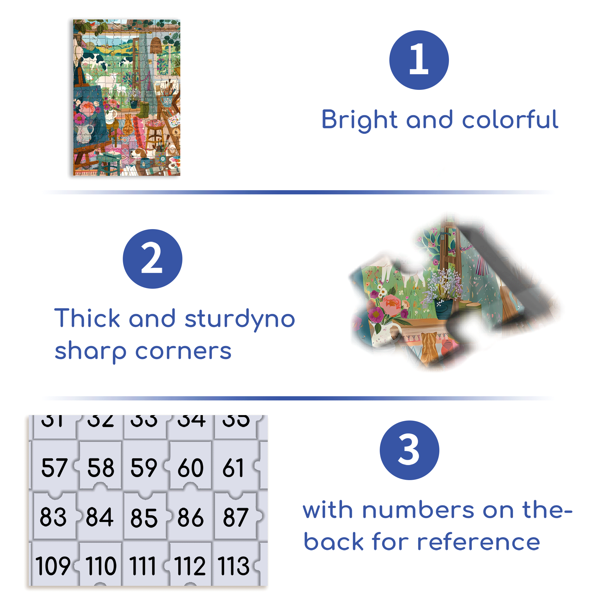 The Painter's Home 500pcs/1000pcs Jigsaw Puzzle, Scratch-Resistant, Interactive Family Game & Brain-Boosting DIY Decor, Perfect for Halloween, Christmas & New Year Gifts, Family Puzzle Game
