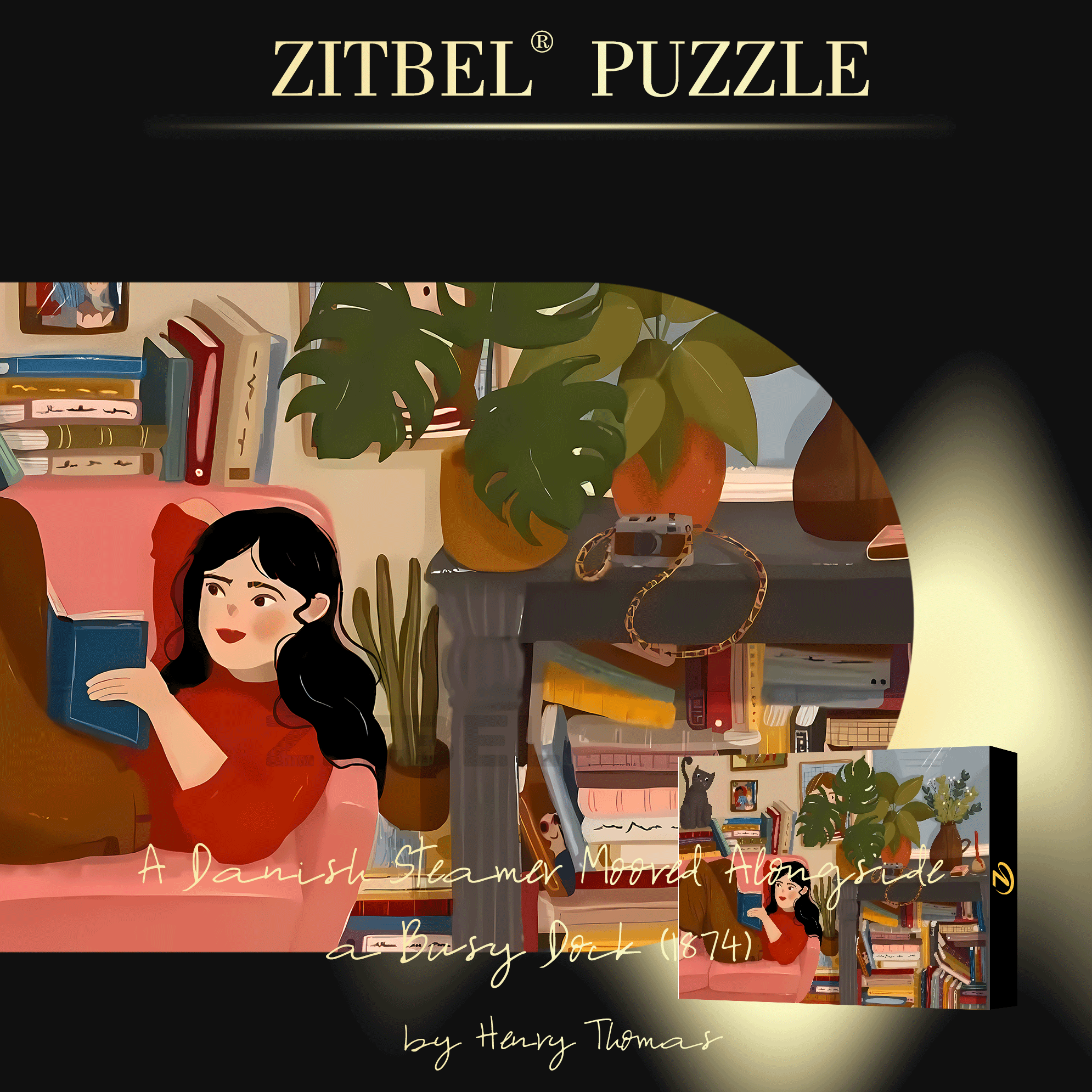 A Slow-Paced Life 500pcs/1000pcs Jigsaw Puzzle, Scratch-Resistant, Interactive Family Game & Brain-Boosting DIY Decor, Perfect for Halloween, Christmas & New Year Gifts, Family Puzzle Game