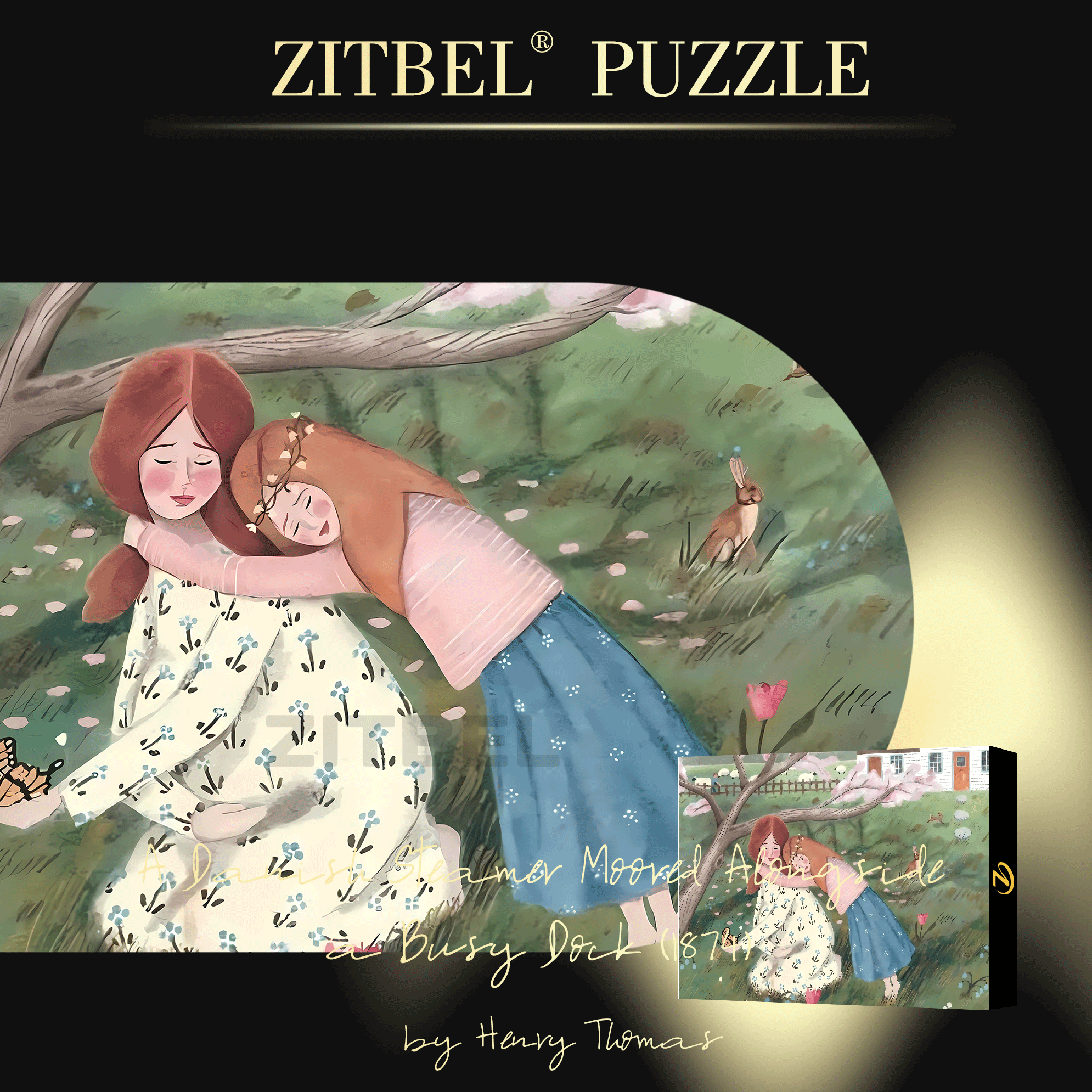 Becoming A Mother 500pcs/1000pcs Jigsaw Puzzle, Scratch-Resistant, Interactive Family Game & Brain-Boosting DIY Decor, Perfect for Halloween, Christmas & New Year Gifts, Family Puzzle Game