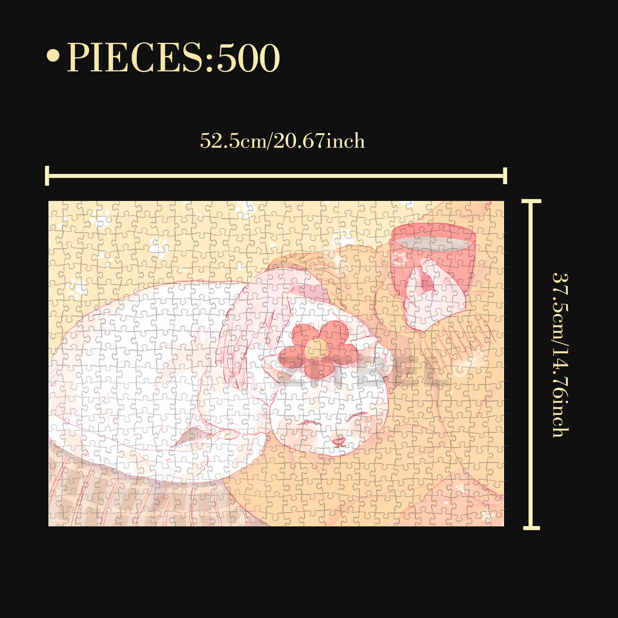 Nostalgia For Early Summer 500pcs/1000pcs Jigsaw Puzzle, Scratch-Resistant, Interactive Family Game & Brain-Boosting DIY Decor, Perfect for Halloween, Christmas & New Year Gifts, Family Puzzle Game