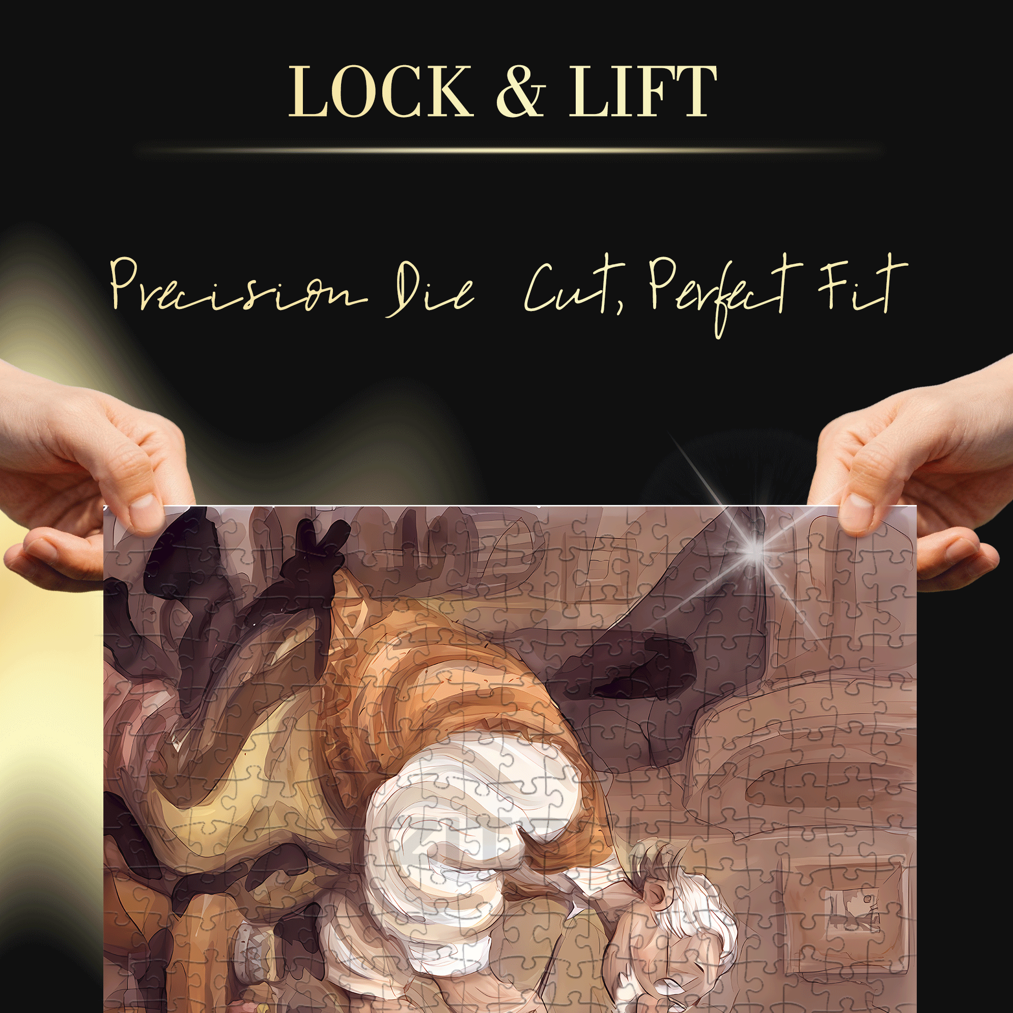 The Puppet's Nose 500pcs/1000pcs Jigsaw Puzzle, Scratch-Resistant, Interactive Family Game & Brain-Boosting DIY Decor, Perfect for Halloween, Christmas & New Year Gifts, Family Puzzle Game