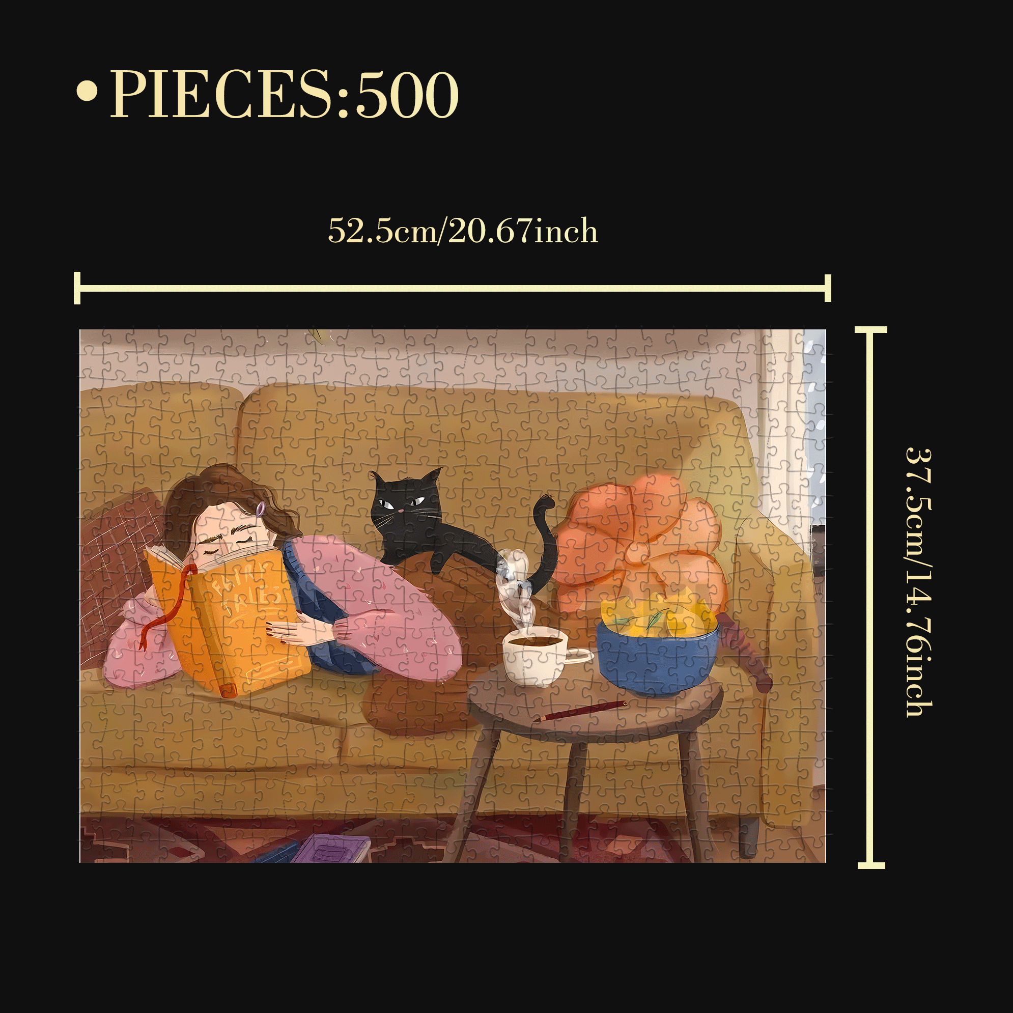 The Traces Of Time Passing By 2 500pcs/1000pcs Jigsaw Puzzle, Scratch-Resistant, Interactive Family Game & Brain-Boosting DIY Decor, Perfect for Halloween, Christmas & New Year Gifts, Family Puzzle Game