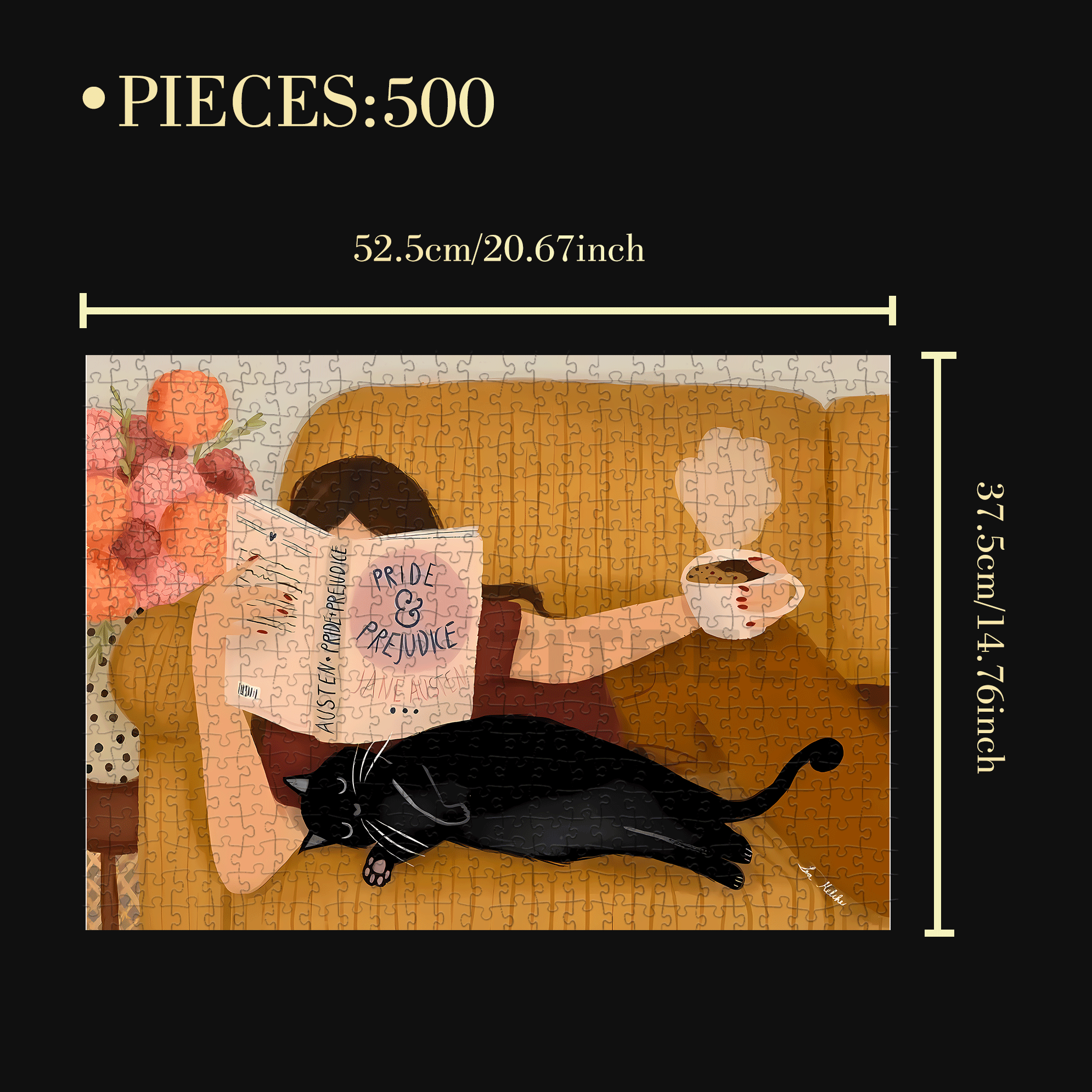 The Traces Of Time Passing By 9 500pcs/1000pcs Jigsaw Puzzle, Scratch-Resistant, Interactive Family Game & Brain-Boosting DIY Decor, Perfect for Halloween, Christmas & New Year Gifts, Family Puzzle Game