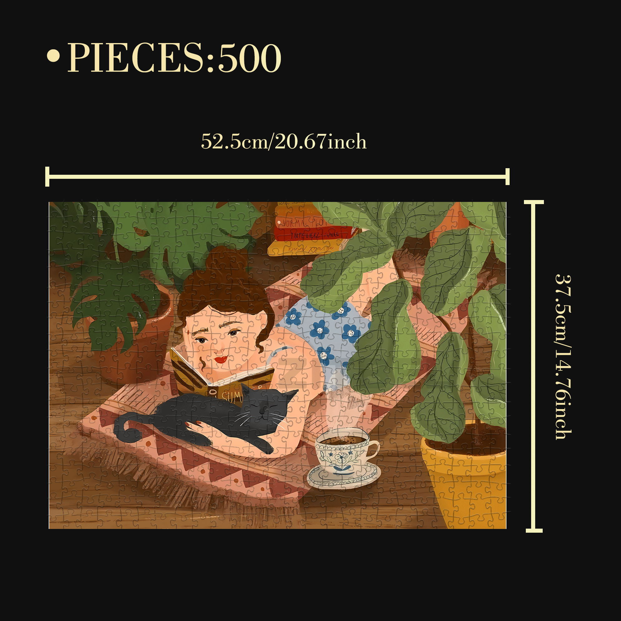 The Traces Of Time Passing By 500pcs/1000pcs Jigsaw Puzzle, Scratch-Resistant, Interactive Family Game & Brain-Boosting DIY Decor, Perfect for Halloween, Christmas & New Year Gifts, Family Puzzle Game
