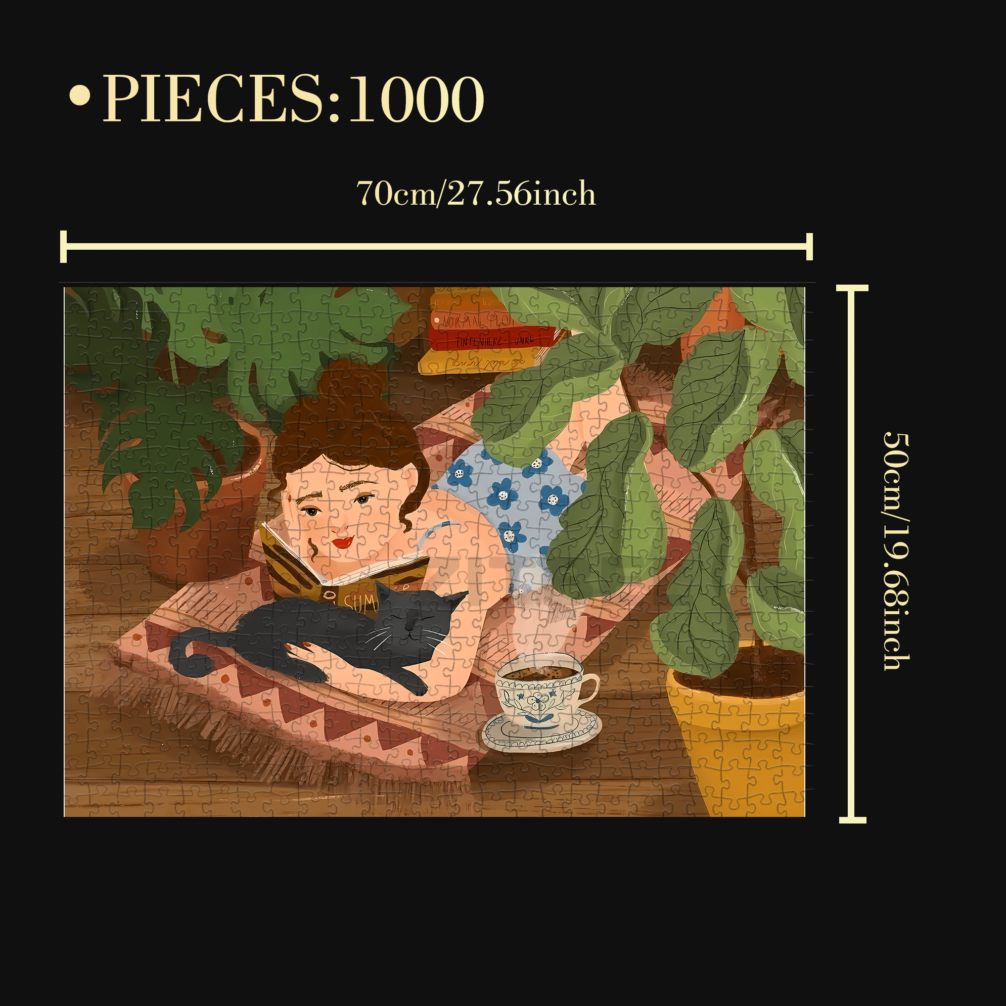 The Traces Of Time Passing By 500pcs/1000pcs Jigsaw Puzzle, Scratch-Resistant, Interactive Family Game & Brain-Boosting DIY Decor, Perfect for Halloween, Christmas & New Year Gifts, Family Puzzle Game