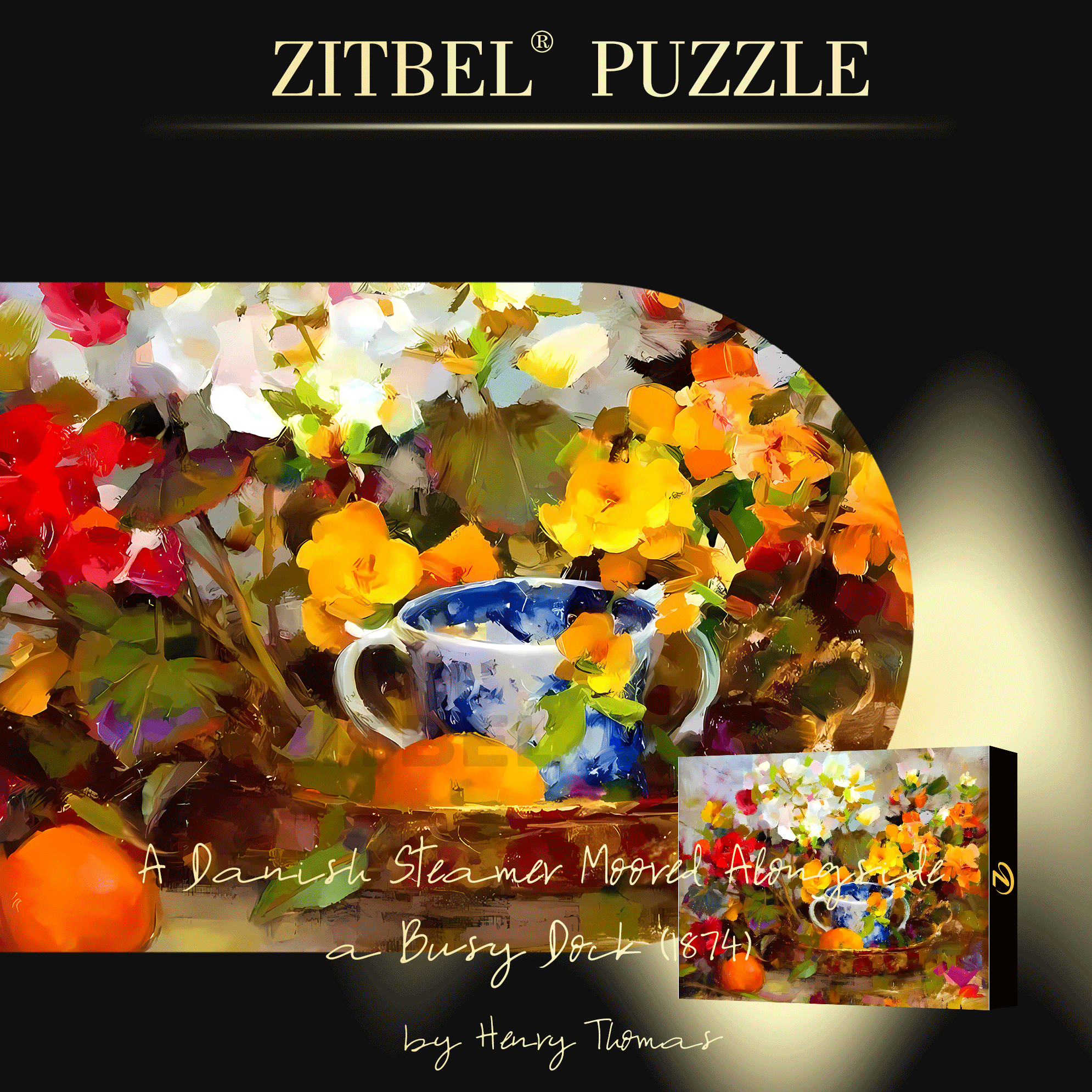 Vivid And Lively 3 500pcs/1000pcs Jigsaw Puzzle, Scratch-Resistant, Interactive Family Game & Brain-Boosting DIY Decor, Perfect for Halloween, Christmas & New Year Gifts, Family Puzzle Game