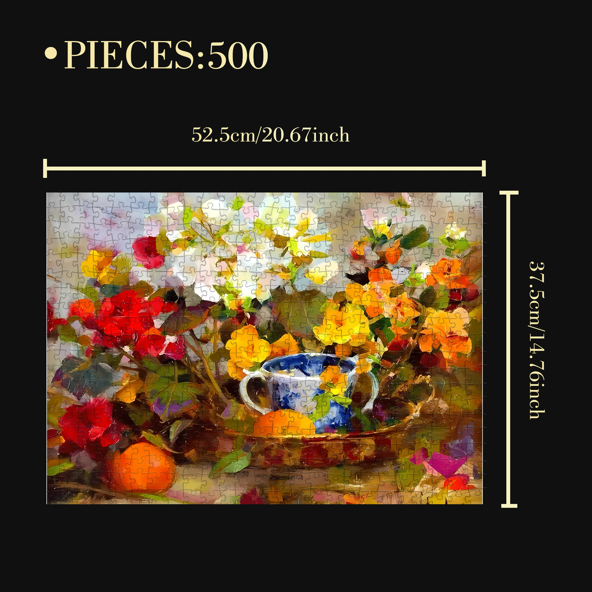 Vivid And Lively 3 500pcs/1000pcs Jigsaw Puzzle, Scratch-Resistant, Interactive Family Game & Brain-Boosting DIY Decor, Perfect for Halloween, Christmas & New Year Gifts, Family Puzzle Game