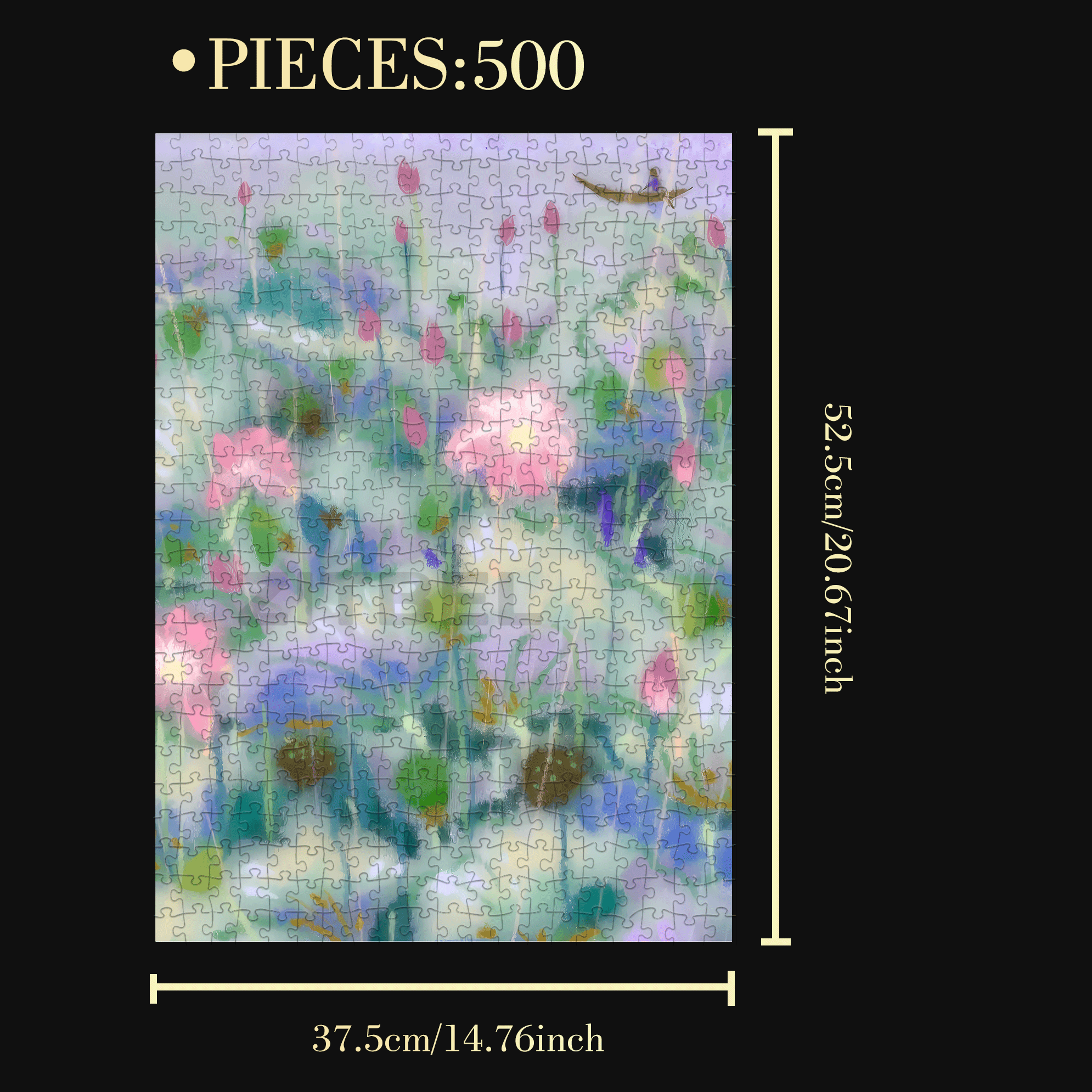 Communicating With Nature 500pcs/1000pcs Jigsaw Puzzle, Scratch-Resistant, Interactive Family Game & Brain-Boosting DIY Decor, Perfect for Halloween, Christmas & New Year Gifts, Family Puzzle Game