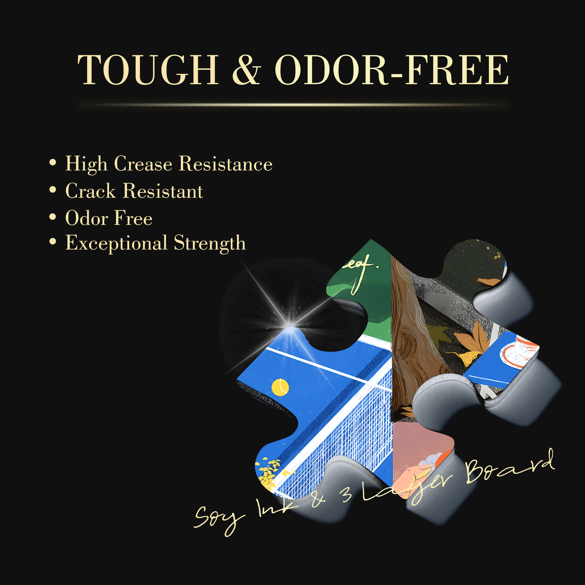 Life Diary-Autumn 500pcs/1000pcs Jigsaw Puzzle, Scratch-Resistant, Interactive Family Game & Brain-Boosting DIY Decor, Perfect for Halloween, Christmas & New Year Gifts, Family Puzzle Game