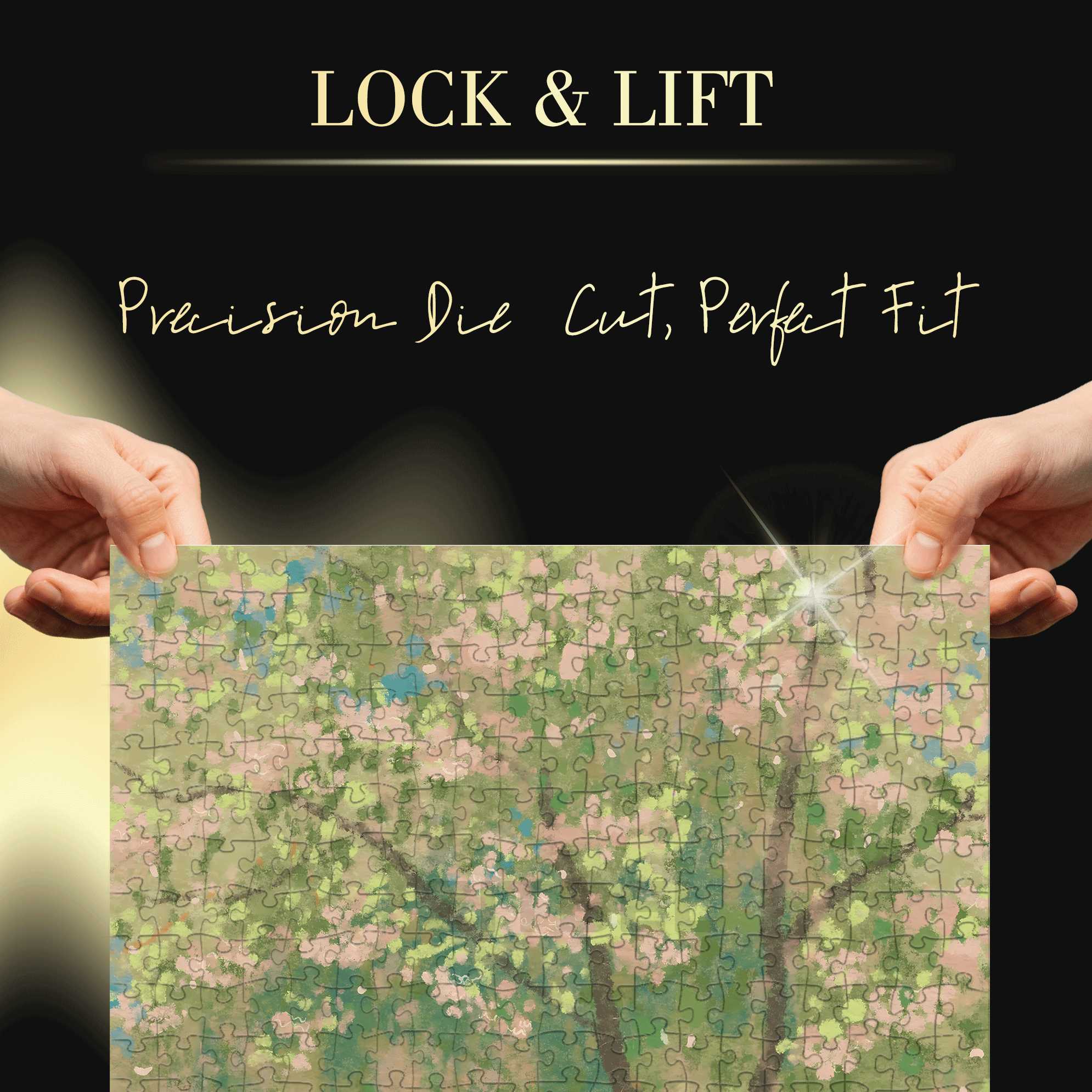 On The Journey Of Life 5 500pcs/1000pcs Jigsaw Puzzle, Scratch-Resistant, Interactive Family Game & Brain-Boosting DIY Decor, Perfect for Halloween, Christmas & New Year Gifts, Family Puzzle Game