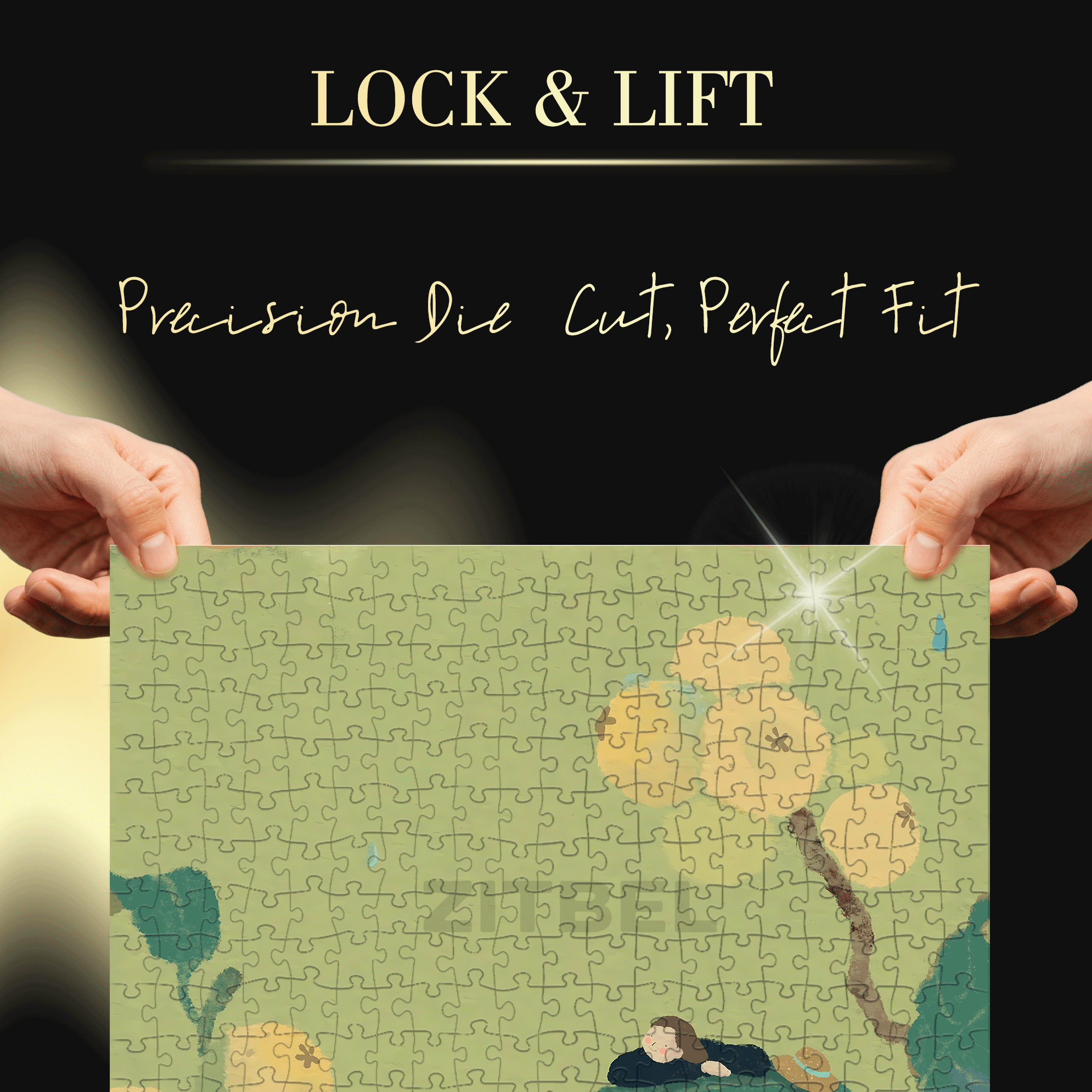 On The Journey Of Life 6 500pcs/1000pcs Jigsaw Puzzle, Scratch-Resistant, Interactive Family Game & Brain-Boosting DIY Decor, Perfect for Halloween, Christmas & New Year Gifts, Family Puzzle Game