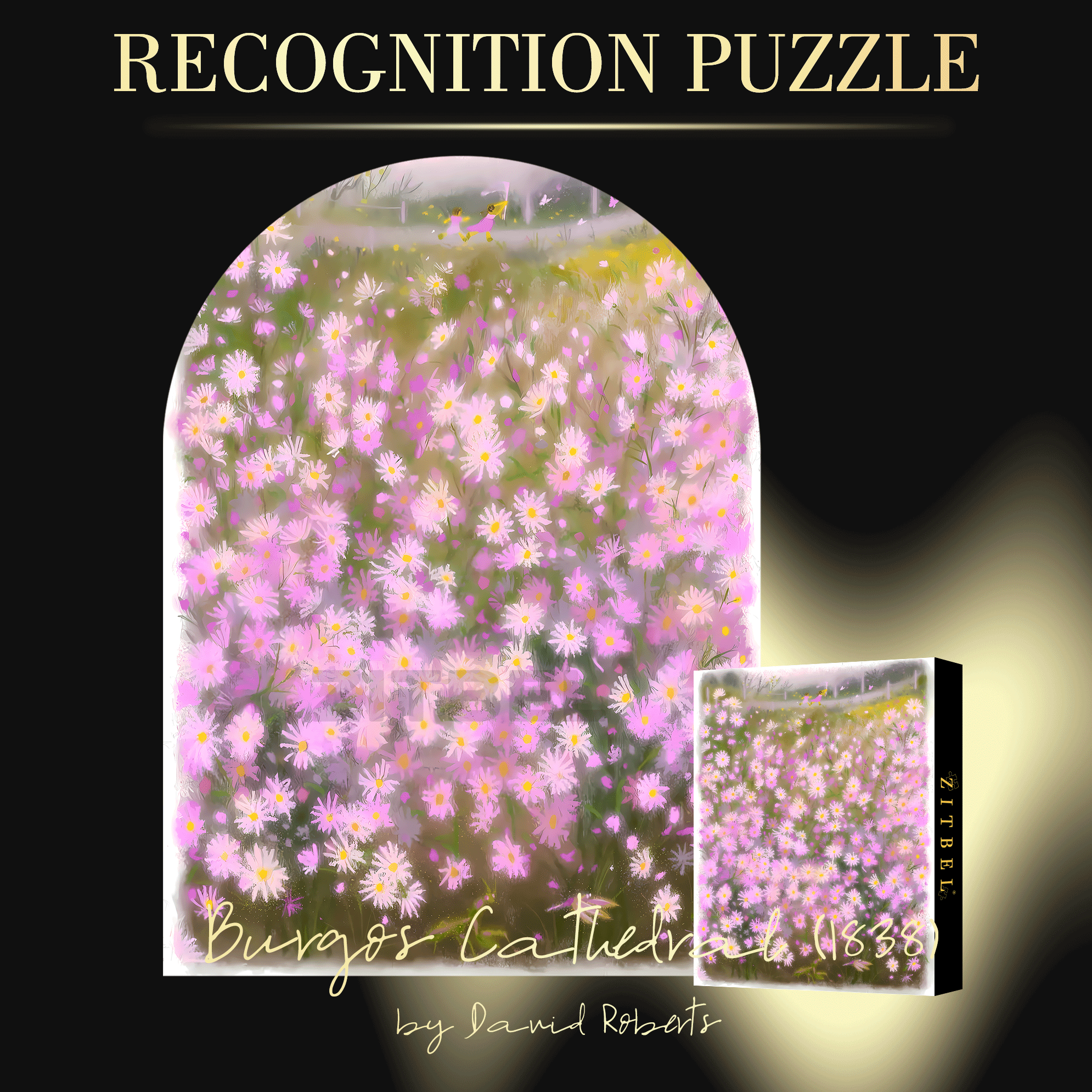 Pink Arrest 500pcs/1000pcs Jigsaw Puzzle, Scratch-Resistant, Interactive Family Game & Brain-Boosting DIY Decor, Perfect for Halloween, Christmas & New Year Gifts, Family Puzzle Game