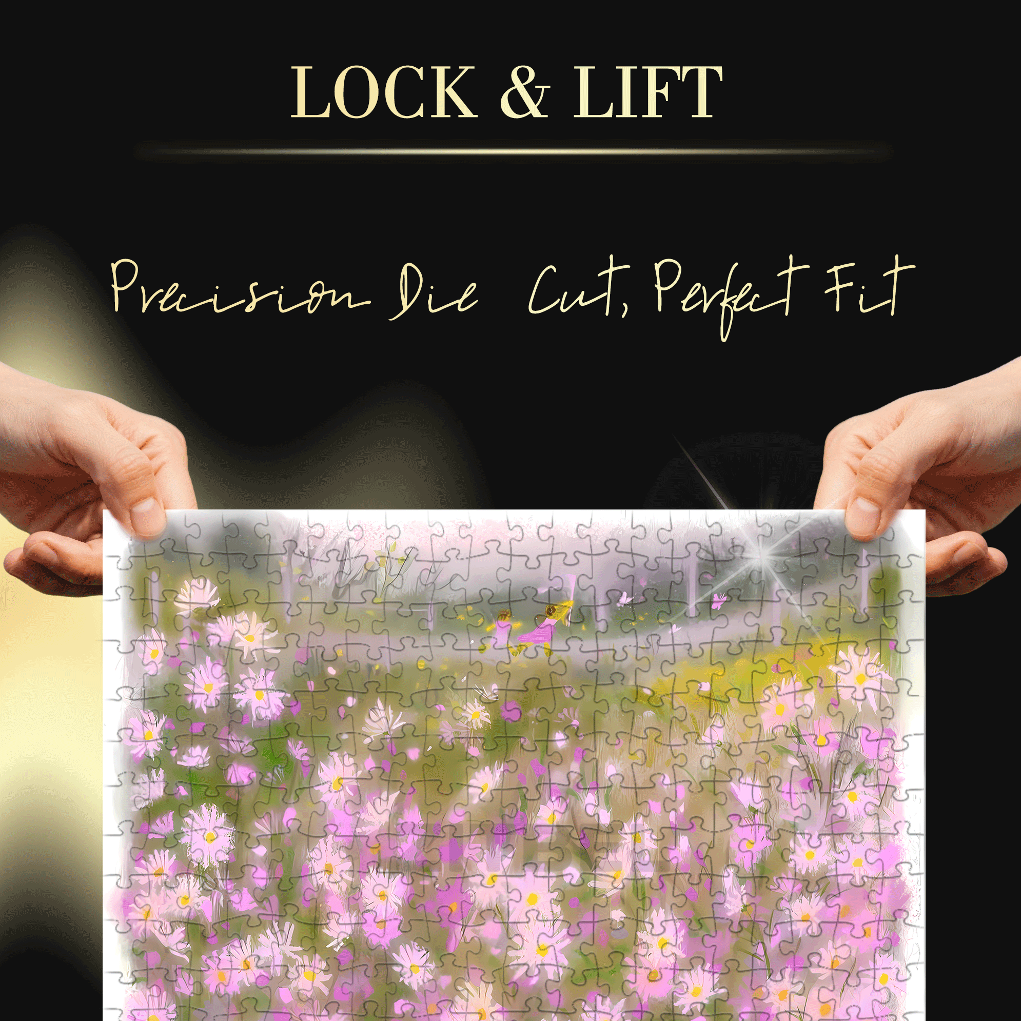 Pink Arrest 500pcs/1000pcs Jigsaw Puzzle, Scratch-Resistant, Interactive Family Game & Brain-Boosting DIY Decor, Perfect for Halloween, Christmas & New Year Gifts, Family Puzzle Game