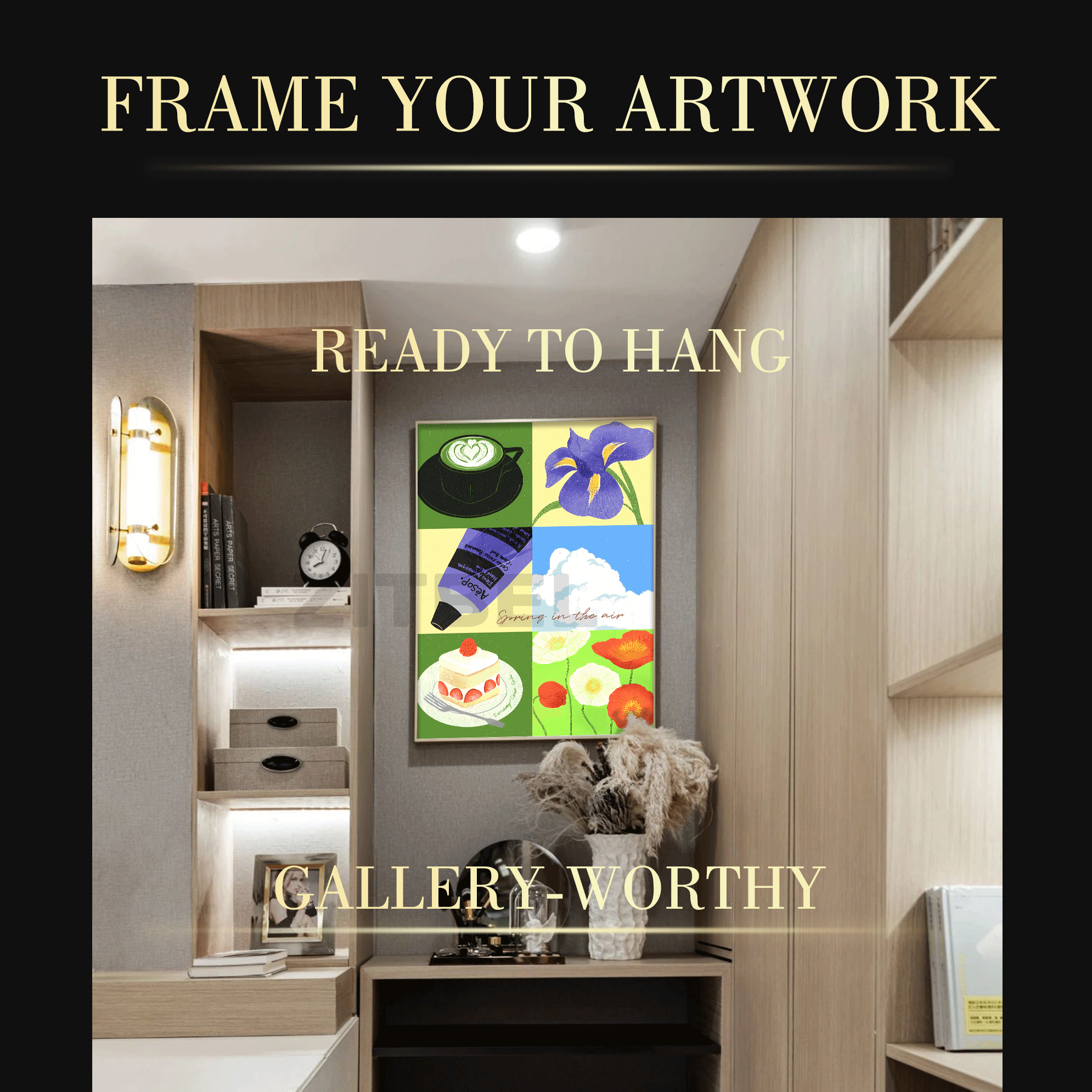 Spring Slicing 500pcs/1000pcs Jigsaw Puzzle, Scratch-Resistant, Interactive Family Game & Brain-Boosting DIY Decor, Perfect for Halloween, Christmas & New Year Gifts, Family Puzzle Game