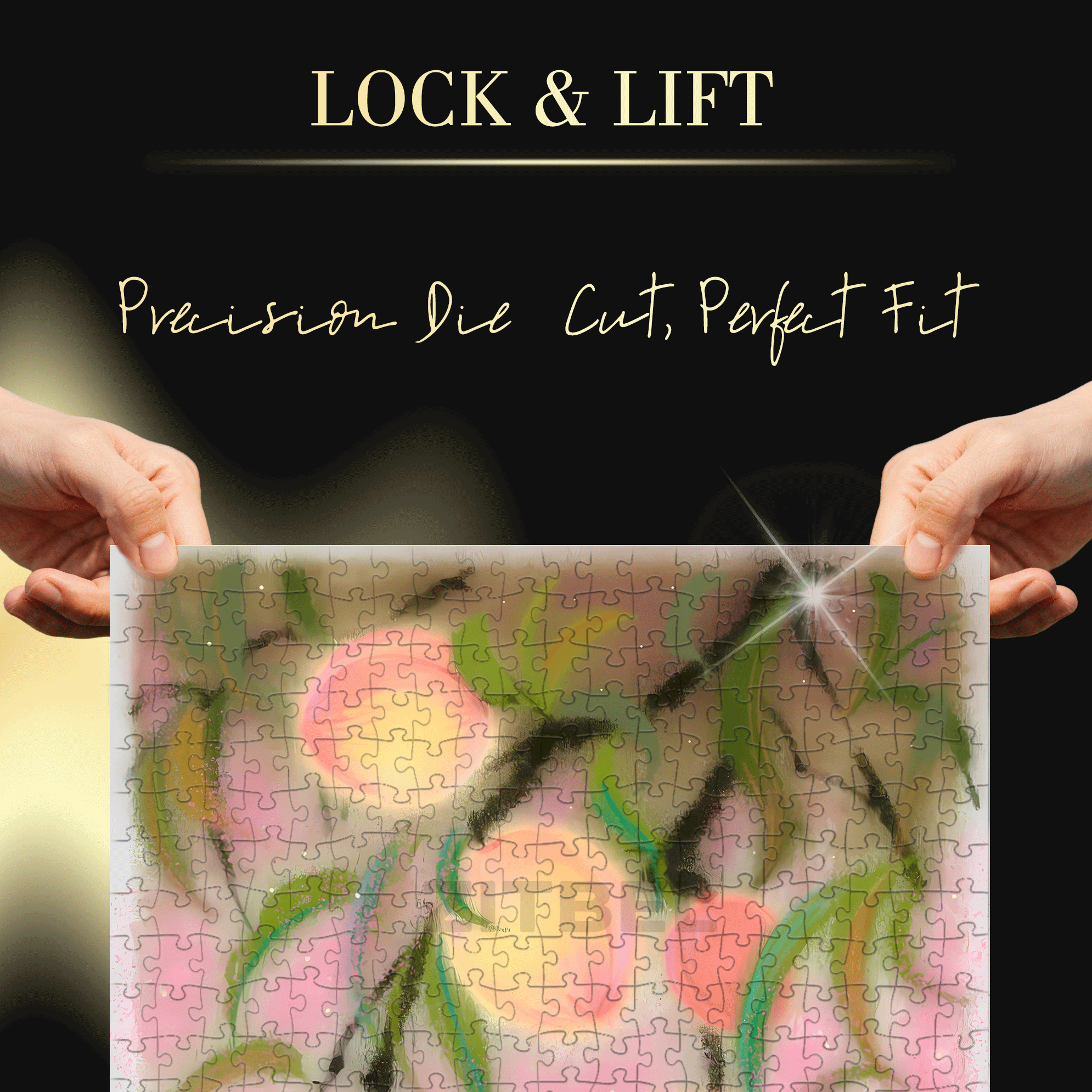 The Peach Is Ripe 500pcs/1000pcs Jigsaw Puzzle, Scratch-Resistant, Interactive Family Game & Brain-Boosting DIY Decor, Perfect for Halloween, Christmas & New Year Gifts, Family Puzzle Game
