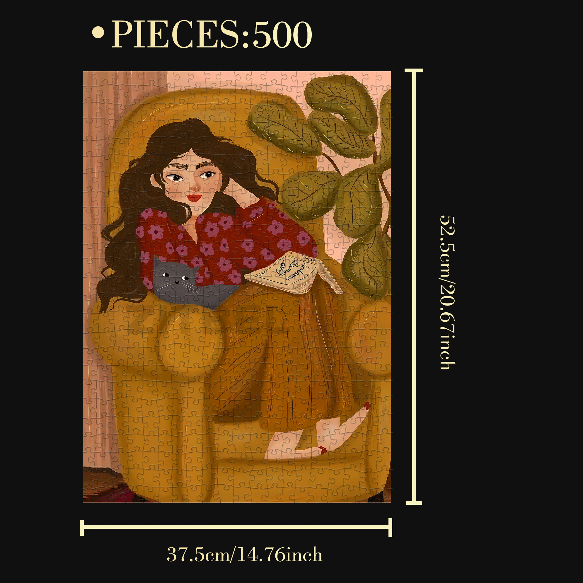 The Traces Of Time Passing By 3 500pcs/1000pcs Jigsaw Puzzle, Scratch-Resistant, Interactive Family Game & Brain-Boosting DIY Decor, Perfect for Halloween, Christmas & New Year Gifts, Family Puzzle Game