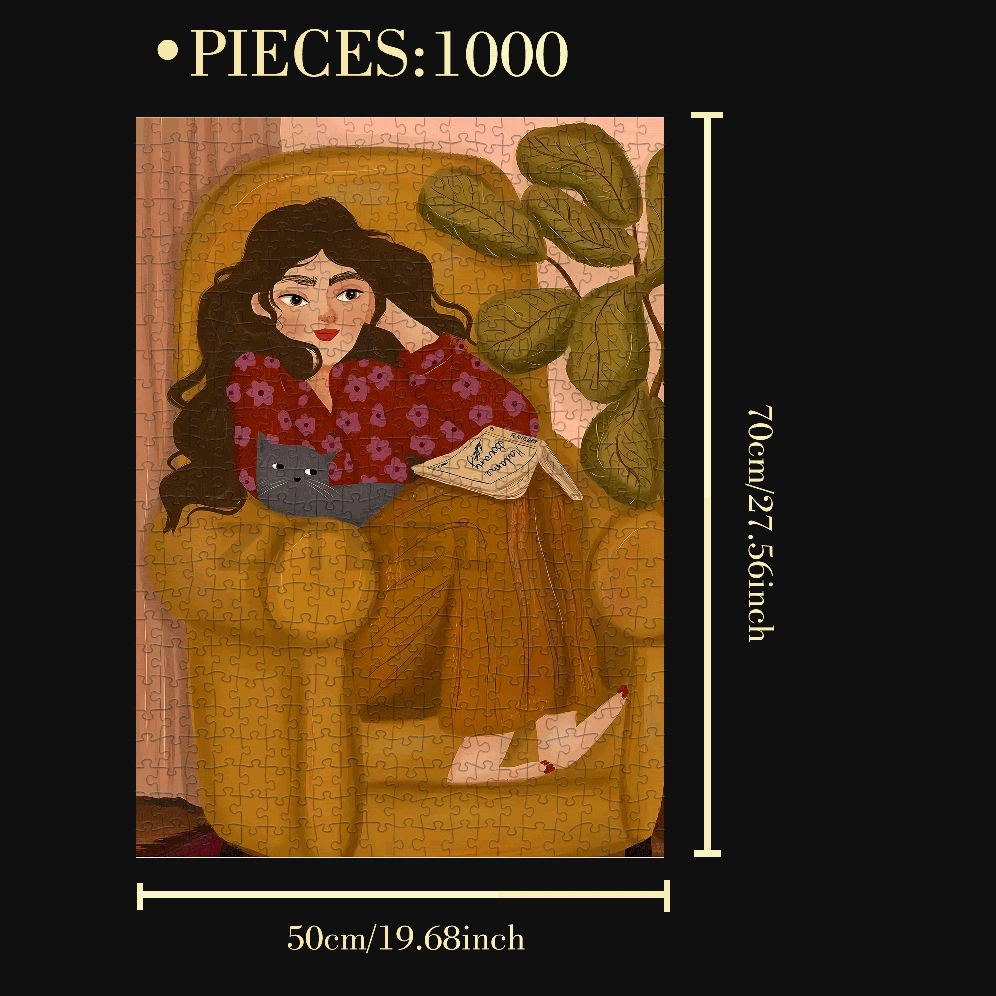 The Traces Of Time Passing By 3 500pcs/1000pcs Jigsaw Puzzle, Scratch-Resistant, Interactive Family Game & Brain-Boosting DIY Decor, Perfect for Halloween, Christmas & New Year Gifts, Family Puzzle Game